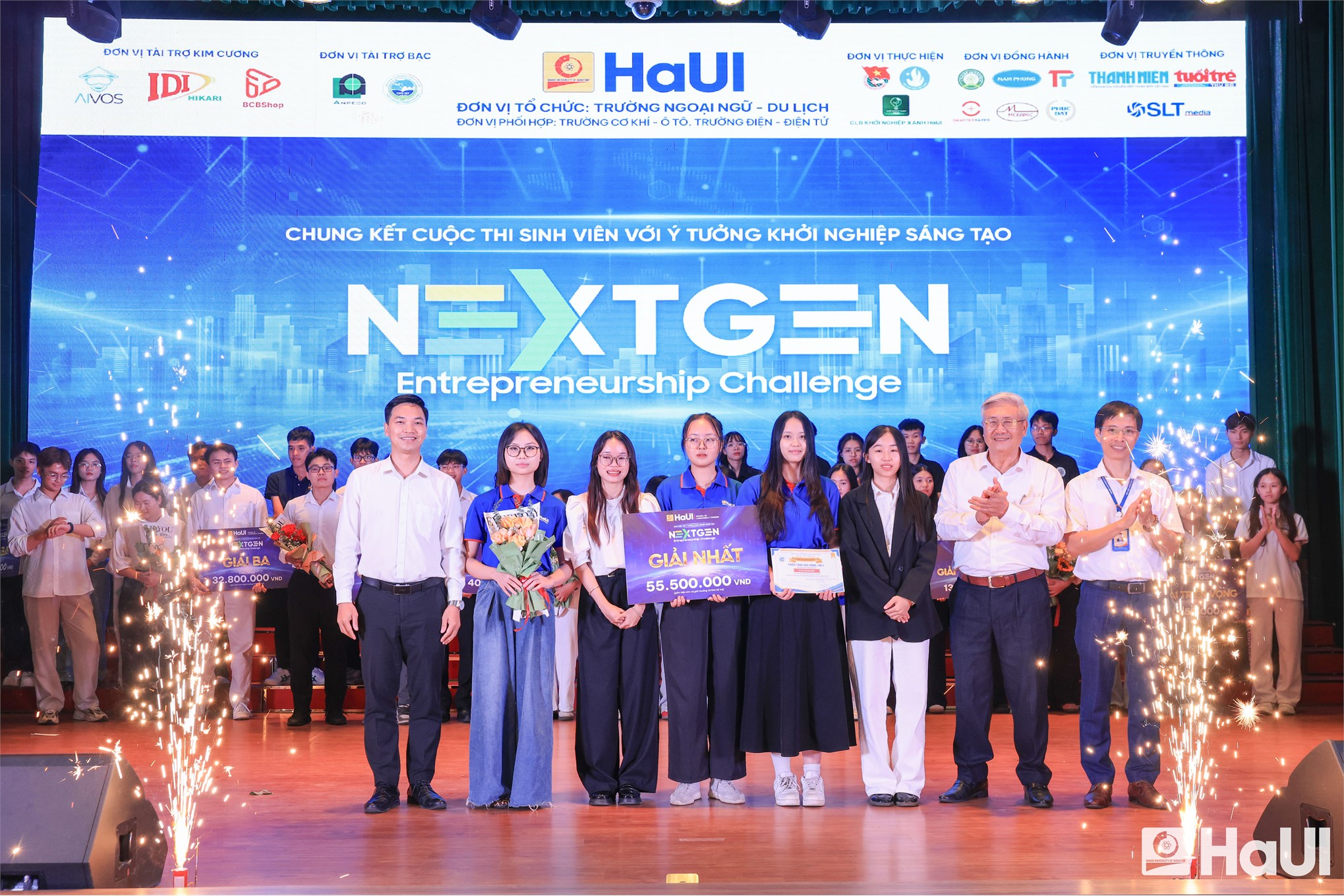 Chung kết cuộc thi NextGen Entrepreneurship Challenge 2025: Nơi những ý tưởng của sinh viên HaUI được tỏa sáng