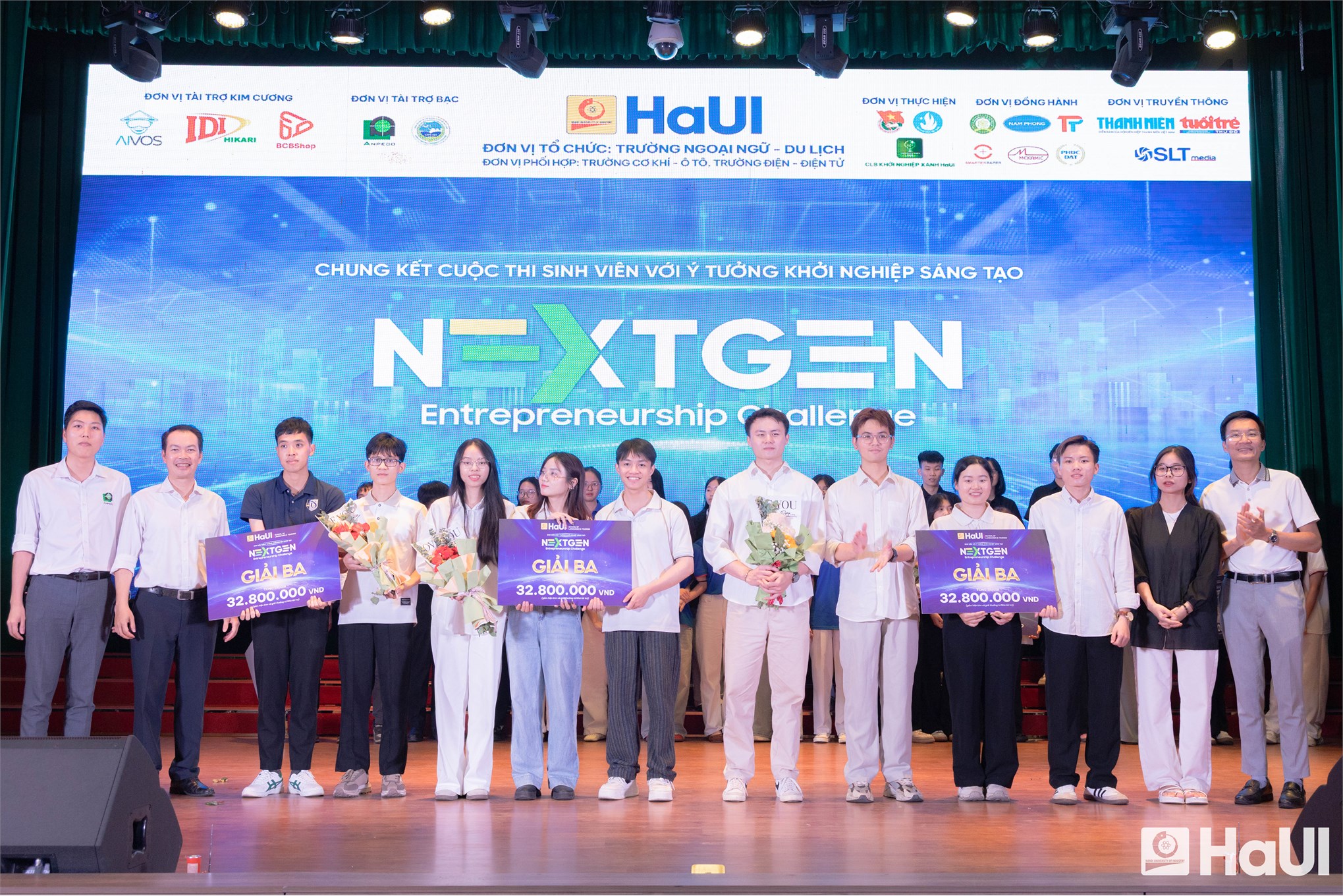 Chung kết cuộc thi NextGen Entrepreneurship Challenge 2025: Nơi những ý tưởng của sinh viên HaUI được tỏa sáng