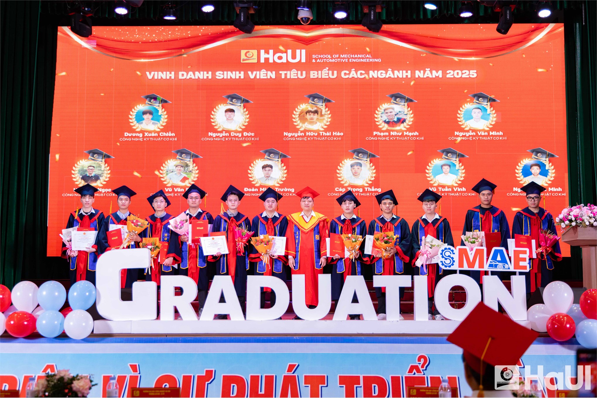 More than 900 Graduates from HaUI’s School of Mechanical & Automotive Engineering embark on a new journey