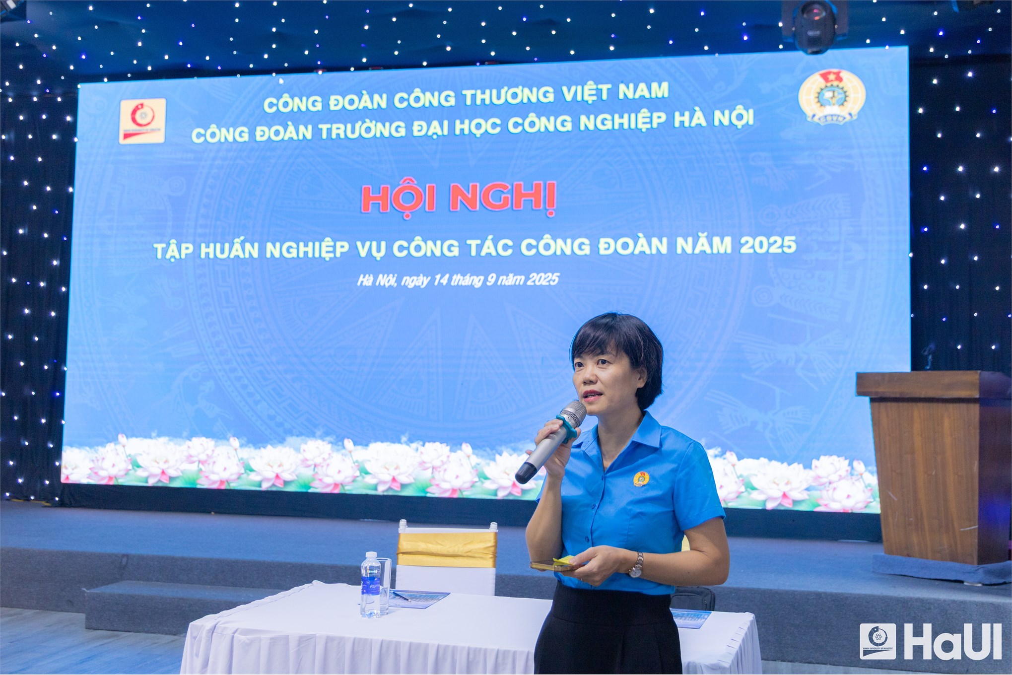 Học tập, chia sẻ và gắn kết tại chương trình Tập huấn Công đoàn Trường Đại học Công nghiệp Hà Nội năm 2025