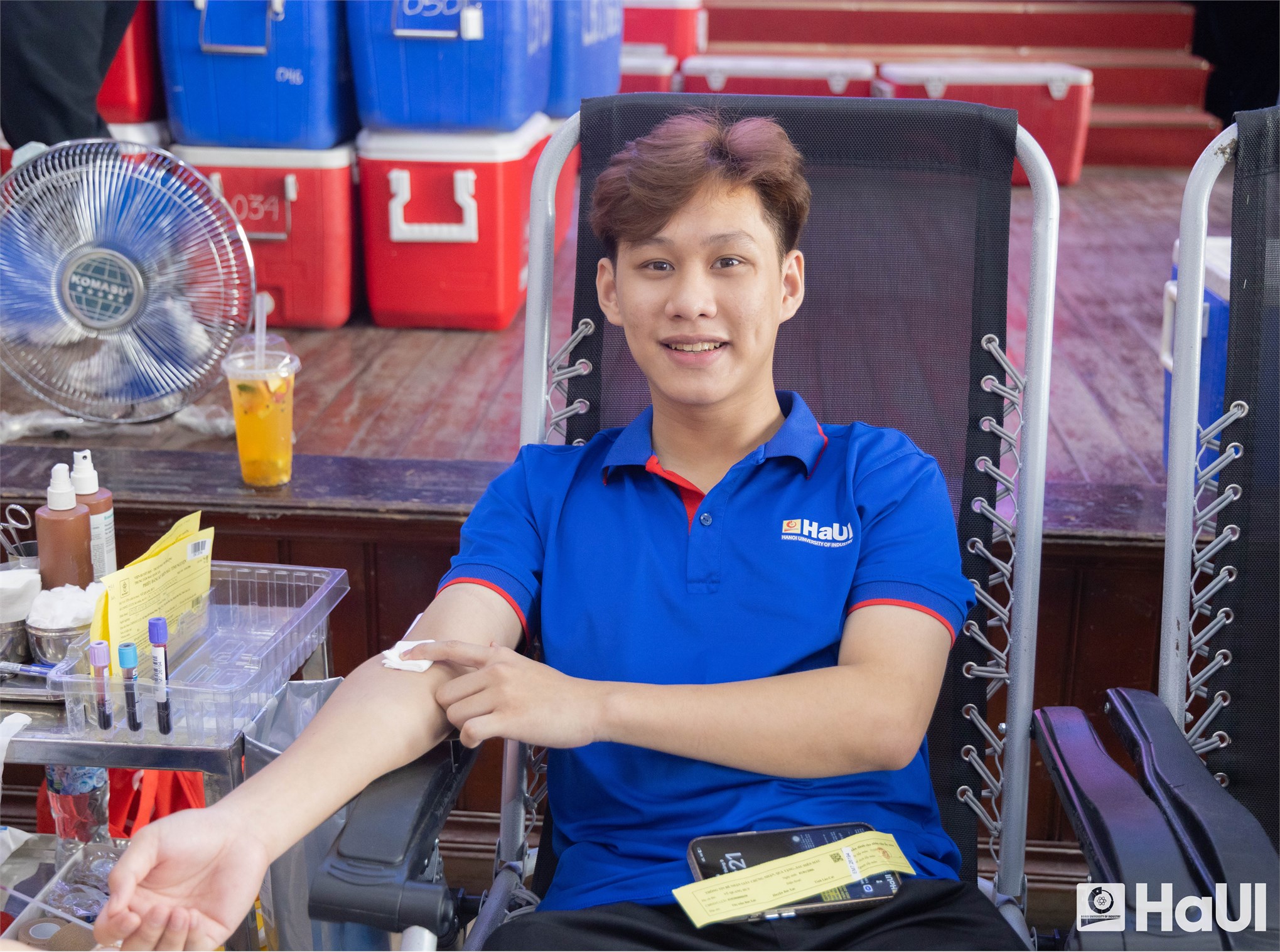 By donating blood, young people demonstrate their vital role in sustaining public health systems worldwide