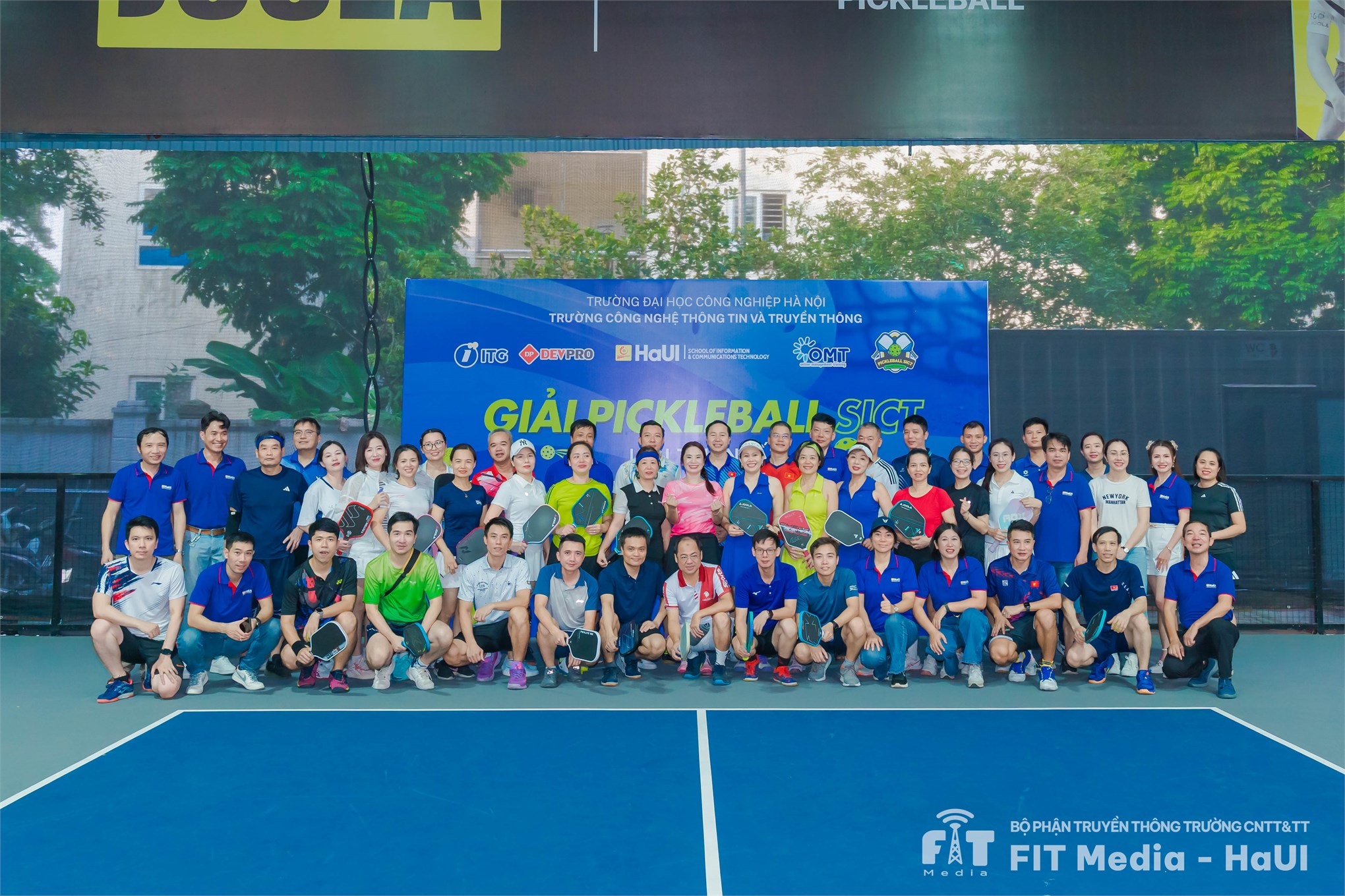 Giải Pickleball SICT lần thứ nhất: Ngày hội thể thao bùng nổ tại Trường CNTT và Truyền thông, HaUI