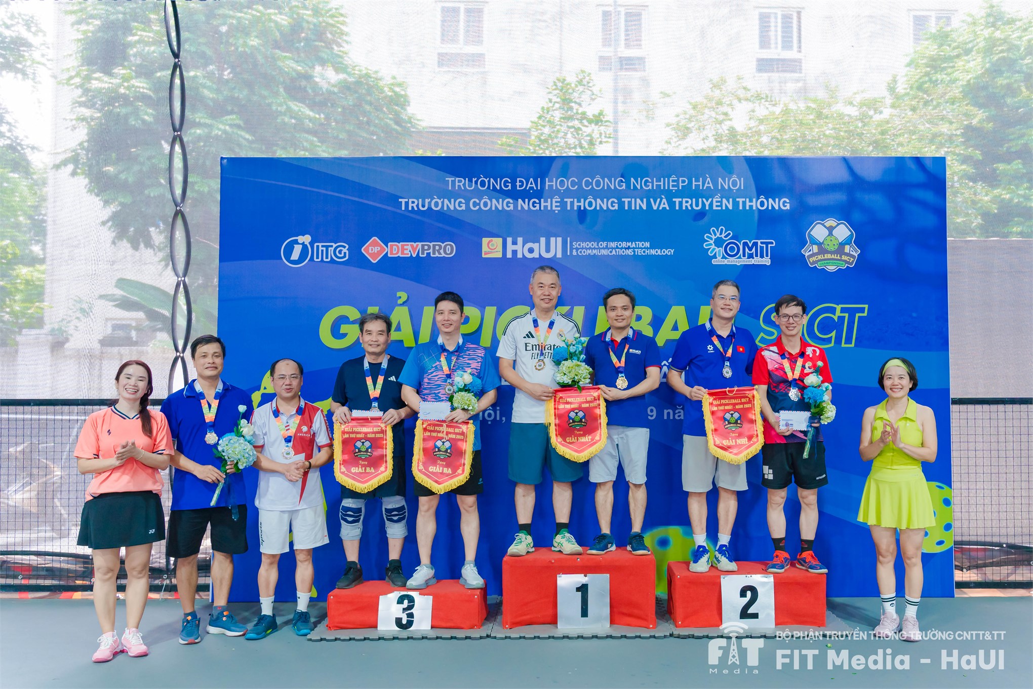 Giải Pickleball SICT lần thứ nhất: Ngày hội thể thao bùng nổ tại Trường CNTT và Truyền thông, HaUI