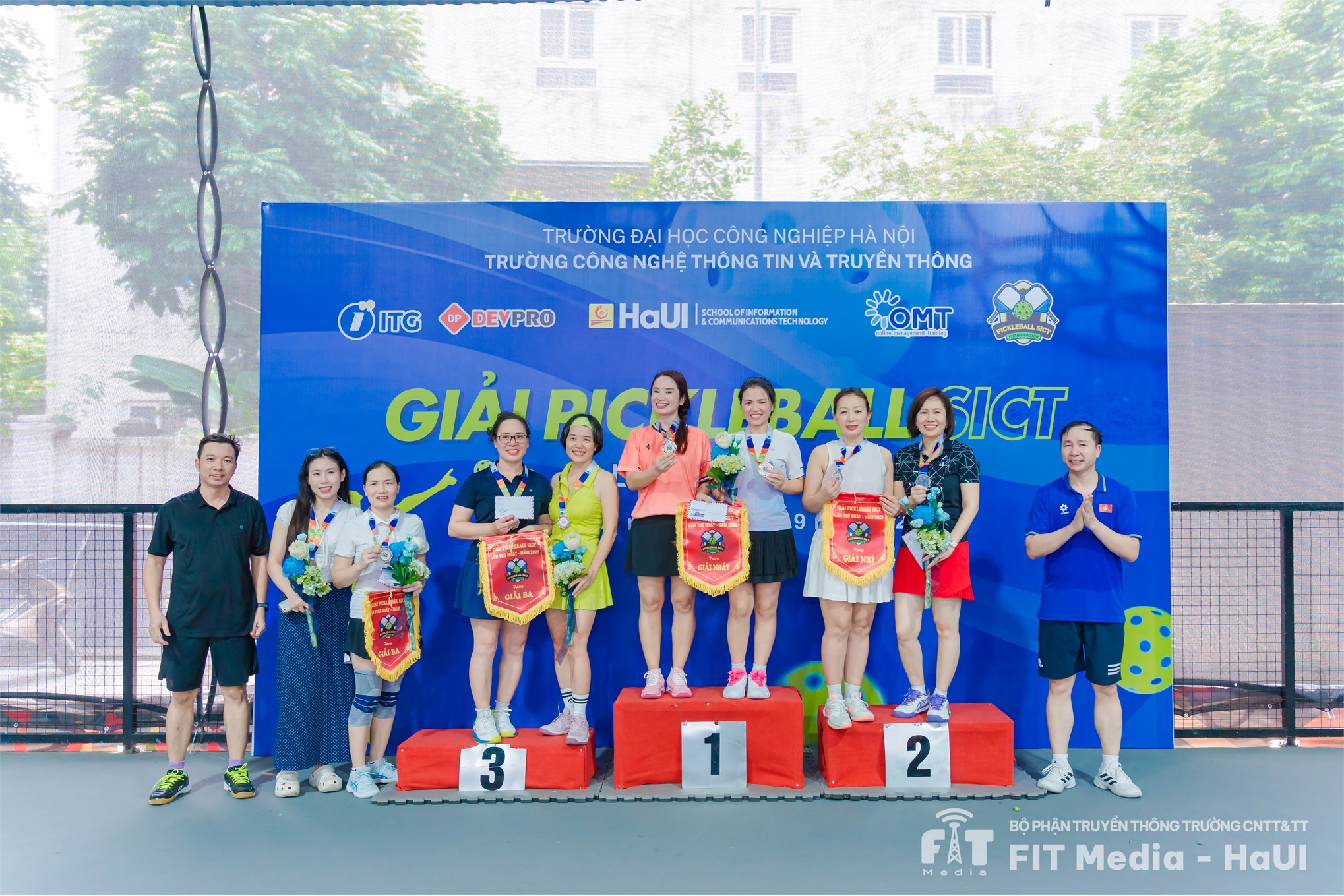 Giải Pickleball SICT lần thứ nhất: Ngày hội thể thao bùng nổ tại Trường CNTT và Truyền thông, HaUI