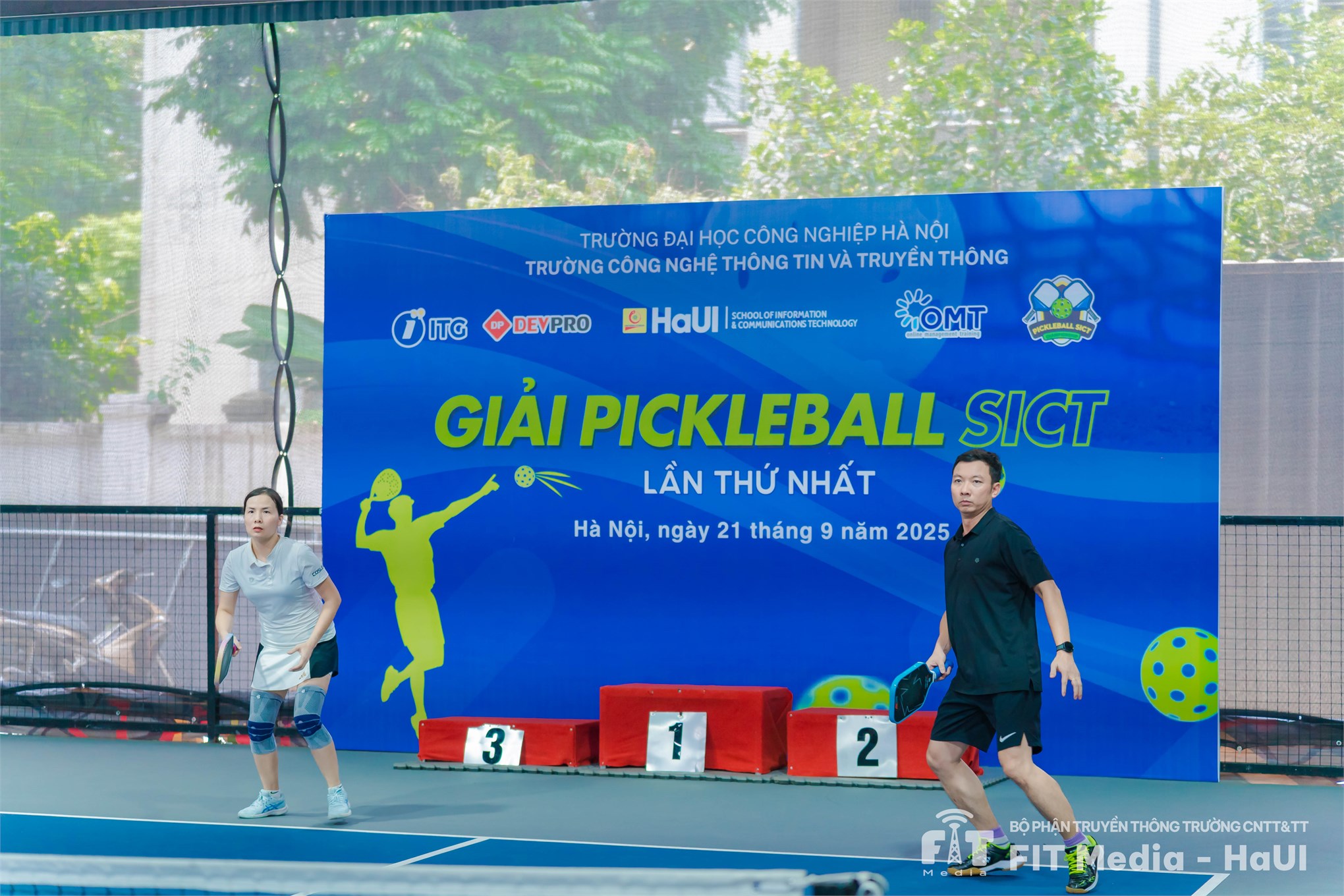 Giải Pickleball SICT lần thứ nhất: Ngày hội thể thao bùng nổ tại Trường CNTT và Truyền thông, HaUI