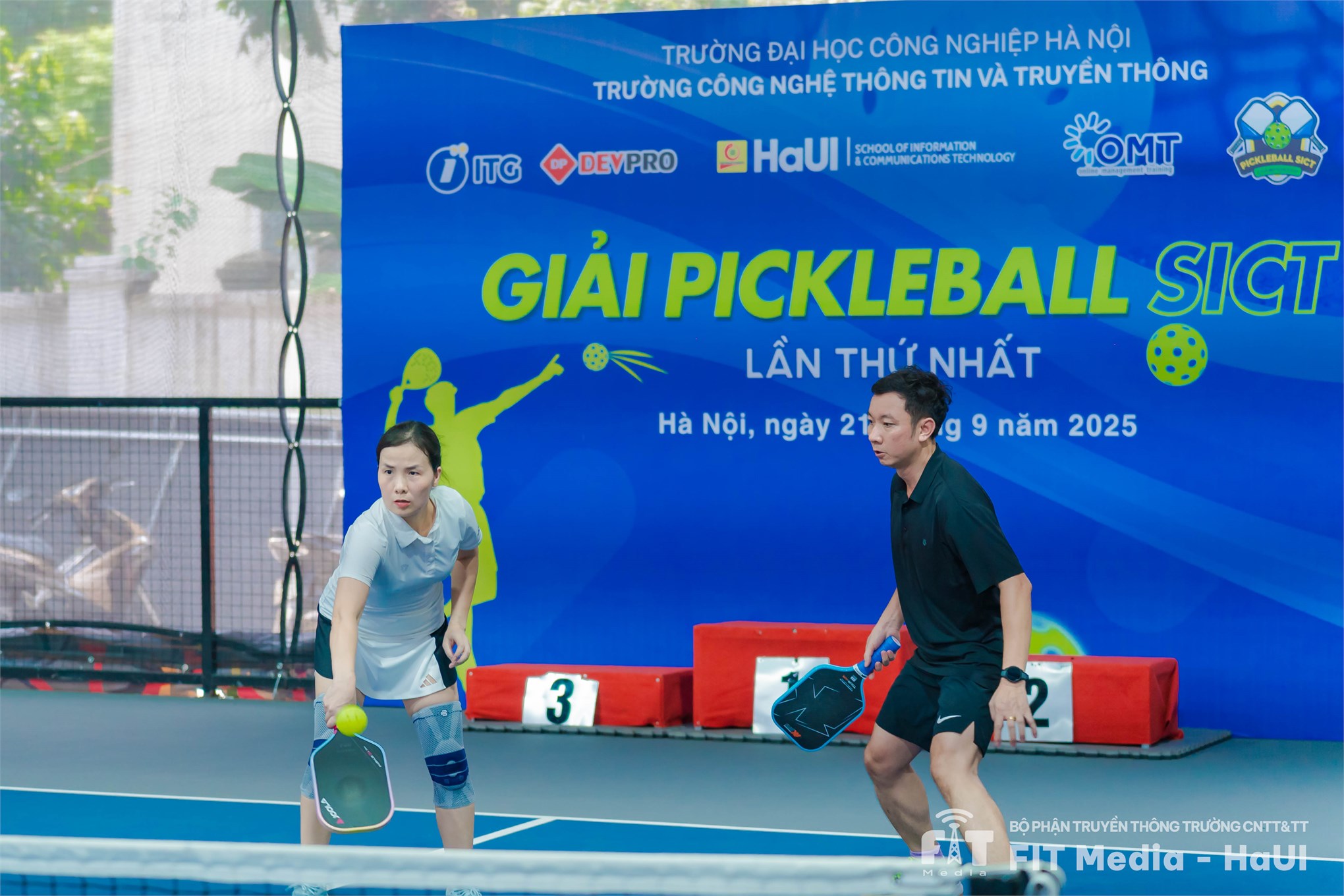 Giải Pickleball SICT lần thứ nhất: Ngày hội thể thao bùng nổ tại Trường CNTT và Truyền thông, HaUI