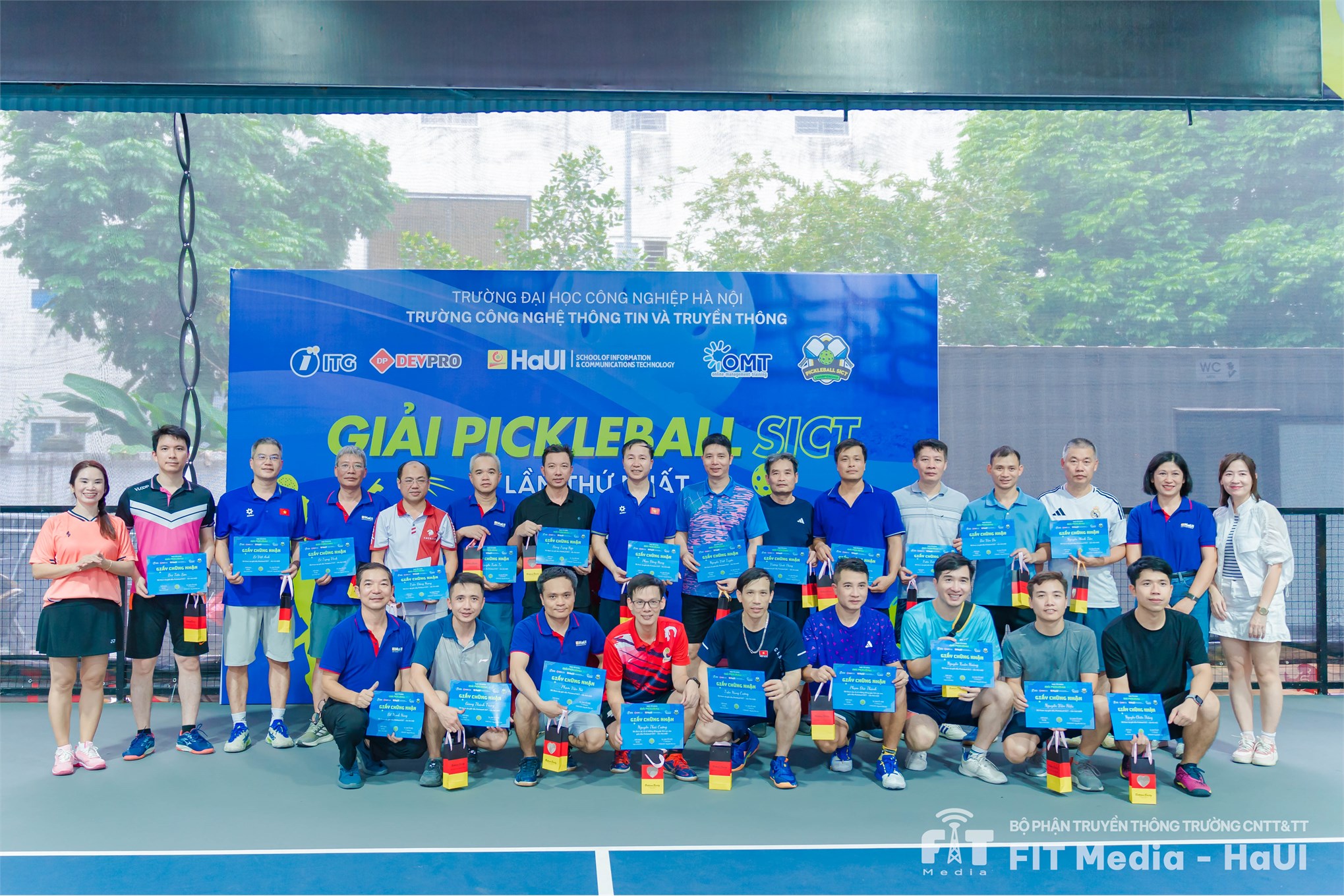 Giải Pickleball SICT lần thứ nhất: Ngày hội thể thao bùng nổ tại Trường CNTT và Truyền thông, HaUI