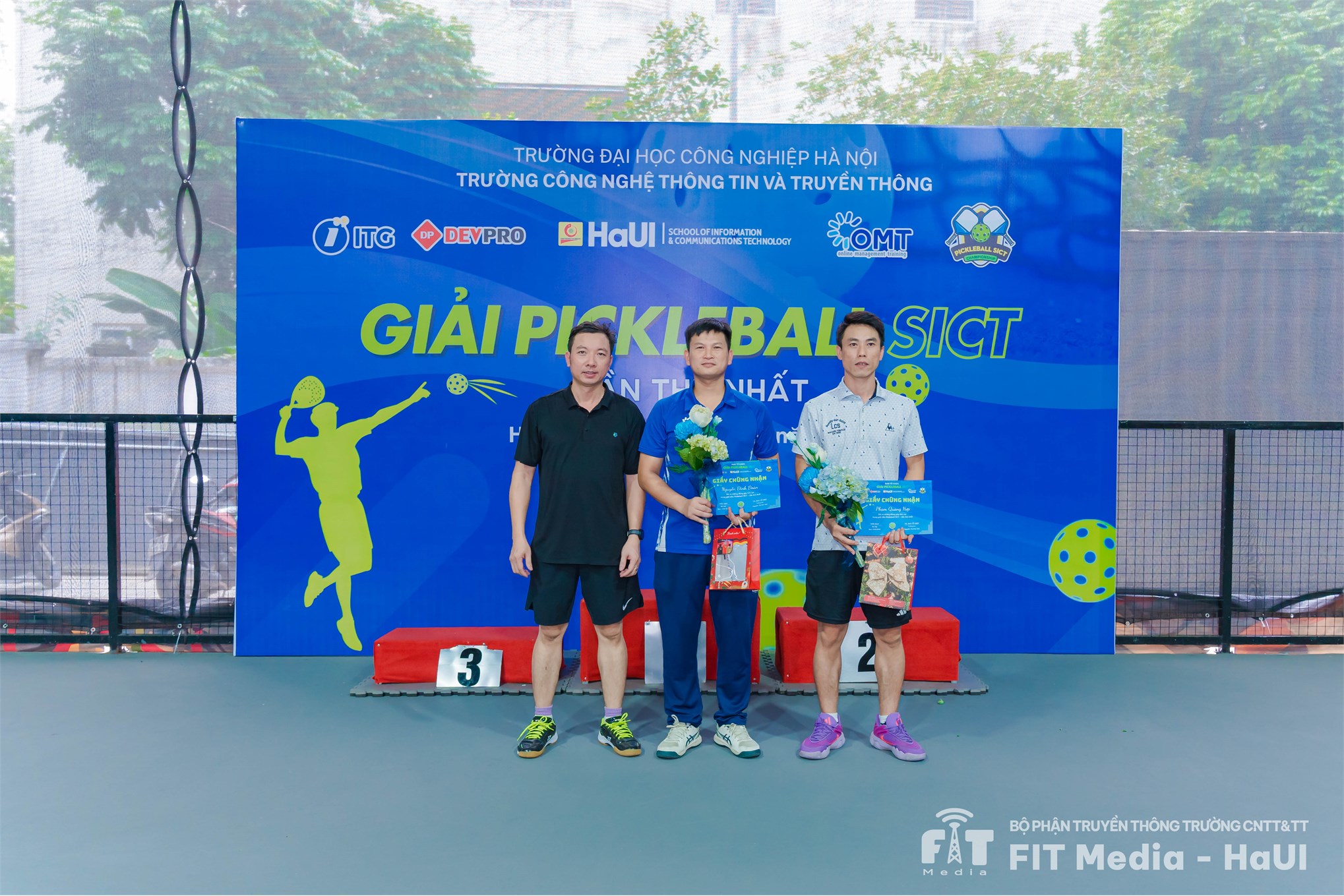 Giải Pickleball SICT lần thứ nhất: Ngày hội thể thao bùng nổ tại Trường CNTT và Truyền thông, HaUI