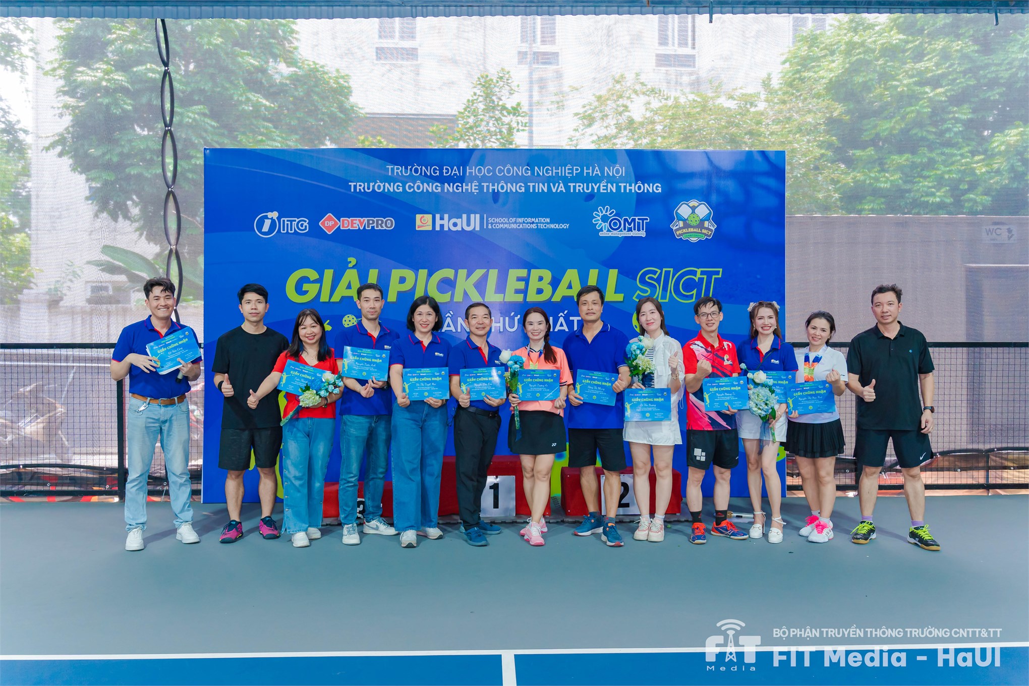 Giải Pickleball SICT lần thứ nhất: Ngày hội thể thao bùng nổ tại Trường CNTT và Truyền thông, HaUI