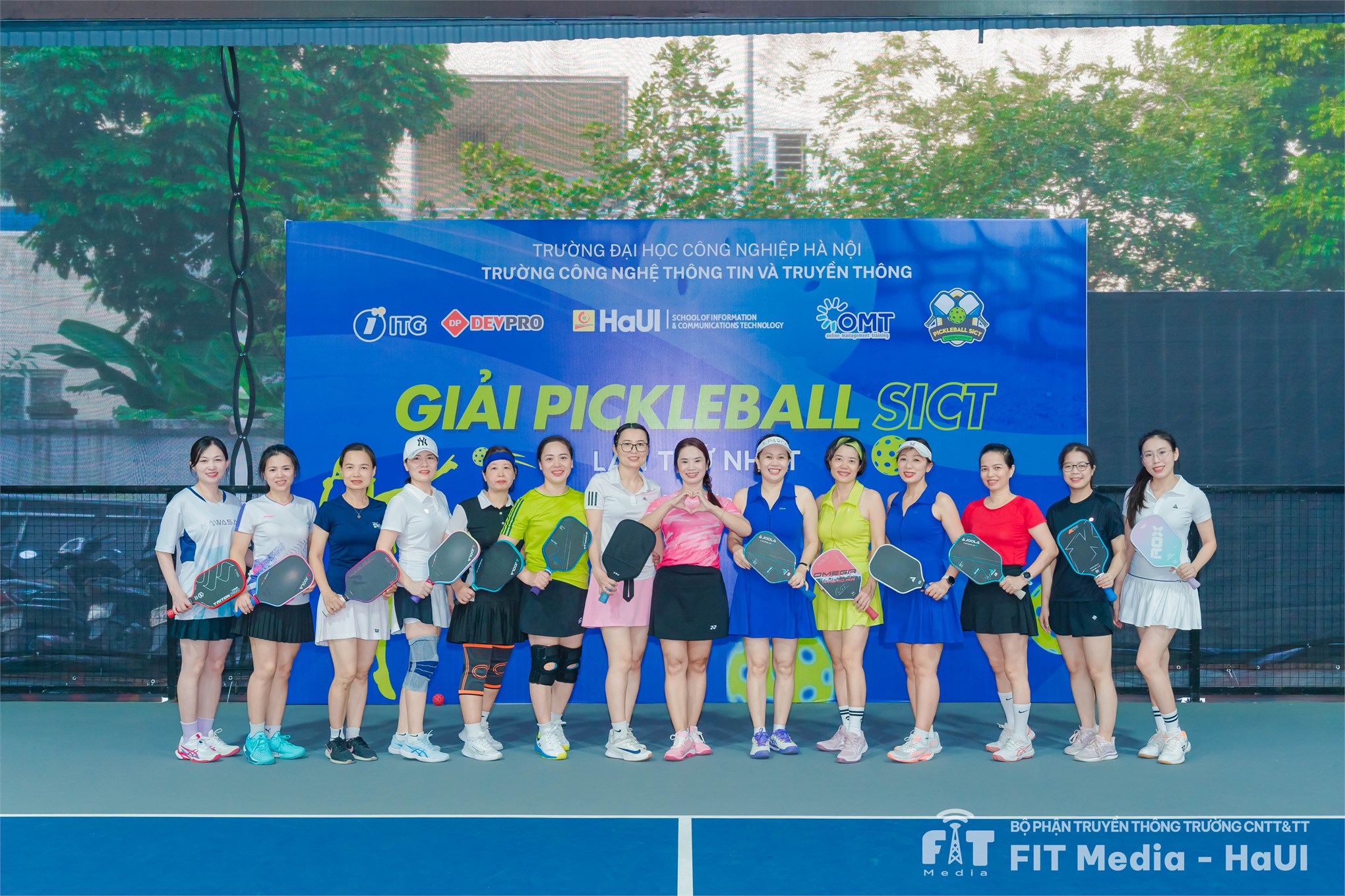 Giải Pickleball SICT lần thứ nhất: Ngày hội thể thao bùng nổ tại Trường CNTT và Truyền thông, HaUI