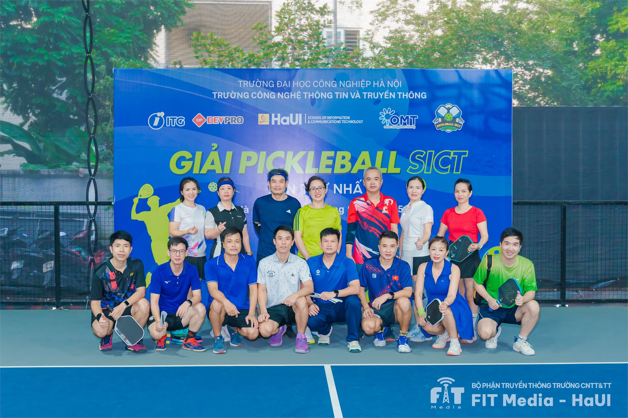 Giải Pickleball SICT lần thứ nhất: Ngày hội thể thao bùng nổ tại Trường CNTT và Truyền thông, HaUI