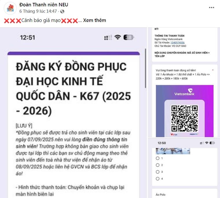 [hanoimoi] Nhiều kịch bản lừa đảo `giăng bẫy` tân sinh viên