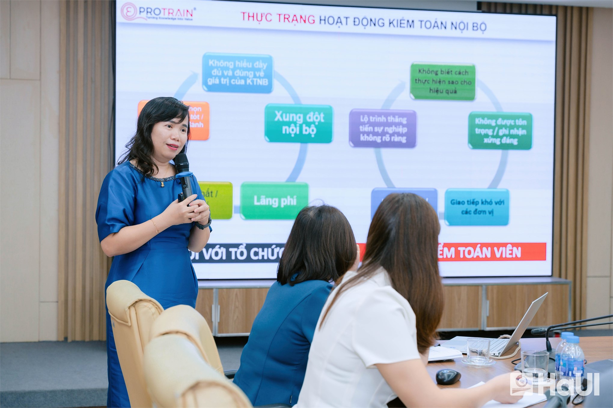 Nâng cao năng lực quản trị, hướng tới phát triển bền vững: HaUI tổ chức tập huấn chuyên sâu về kiểm toán nội bộ