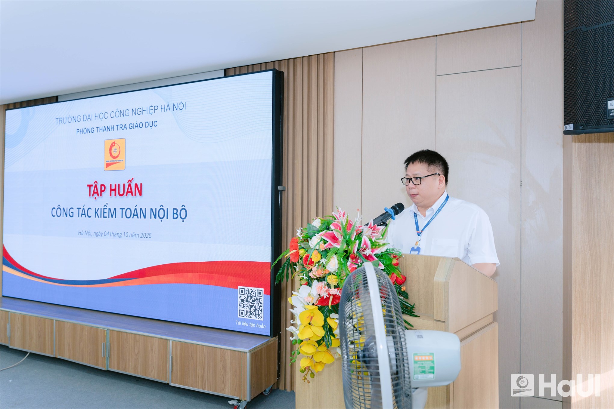 Nâng cao năng lực quản trị, hướng tới phát triển bền vững: HaUI tổ chức tập huấn chuyên sâu về kiểm toán nội bộ