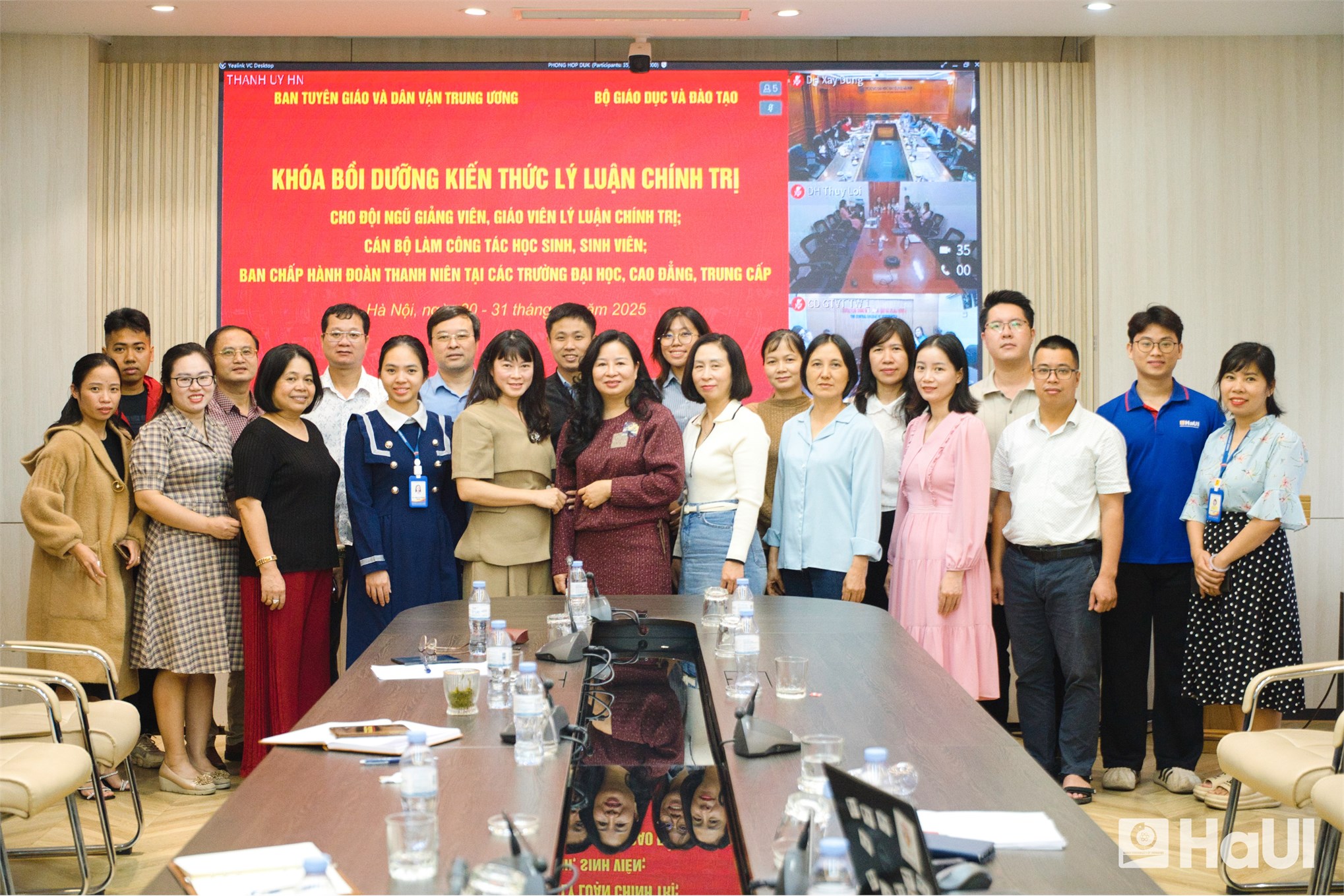 HaUI tham gia khóa bồi dưỡng lý luận chính trị năm 2025