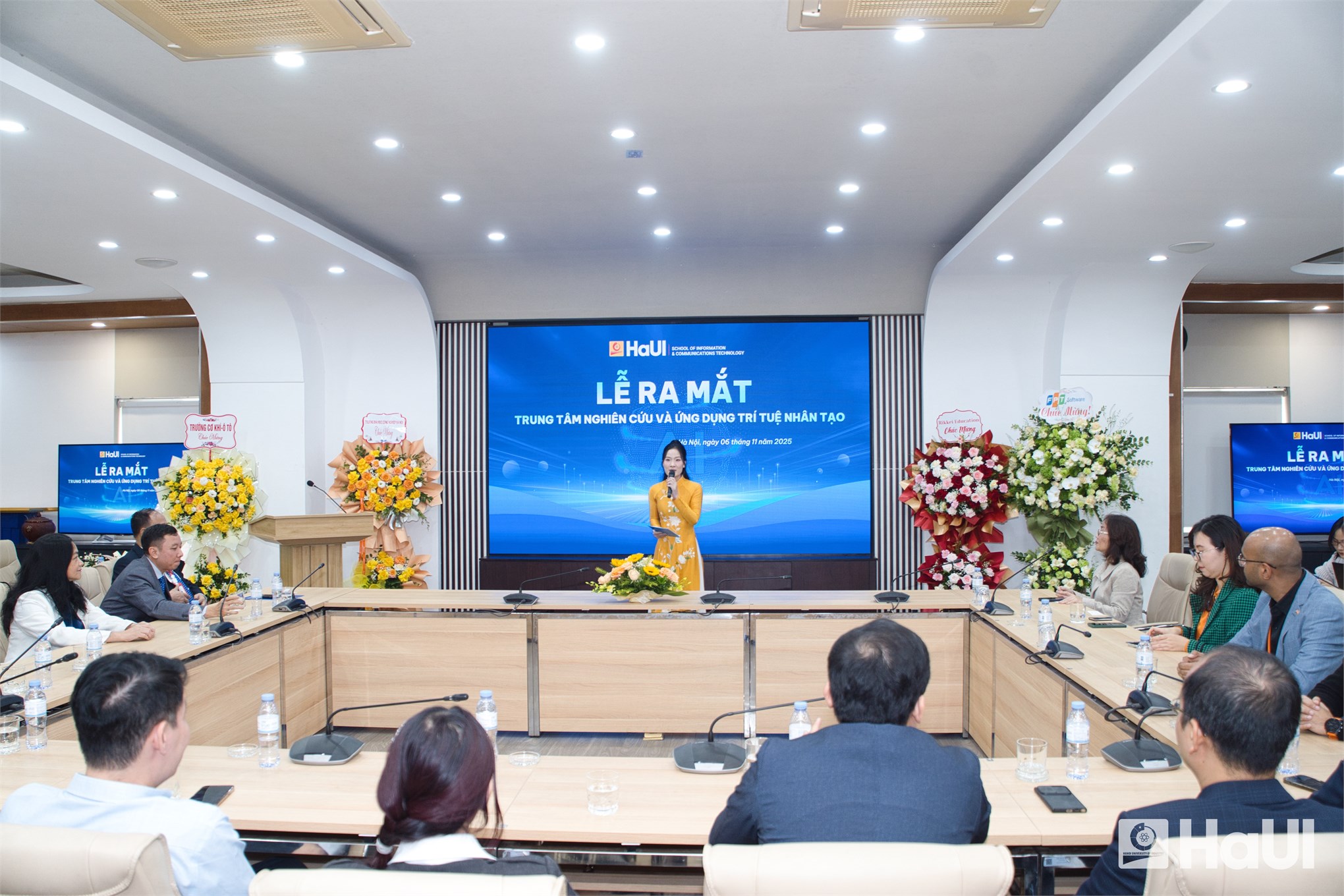 HaUI thành lập Trung tâm Nghiên cứu và Ứng dụng Trí tuệ nhân tạo (AI)