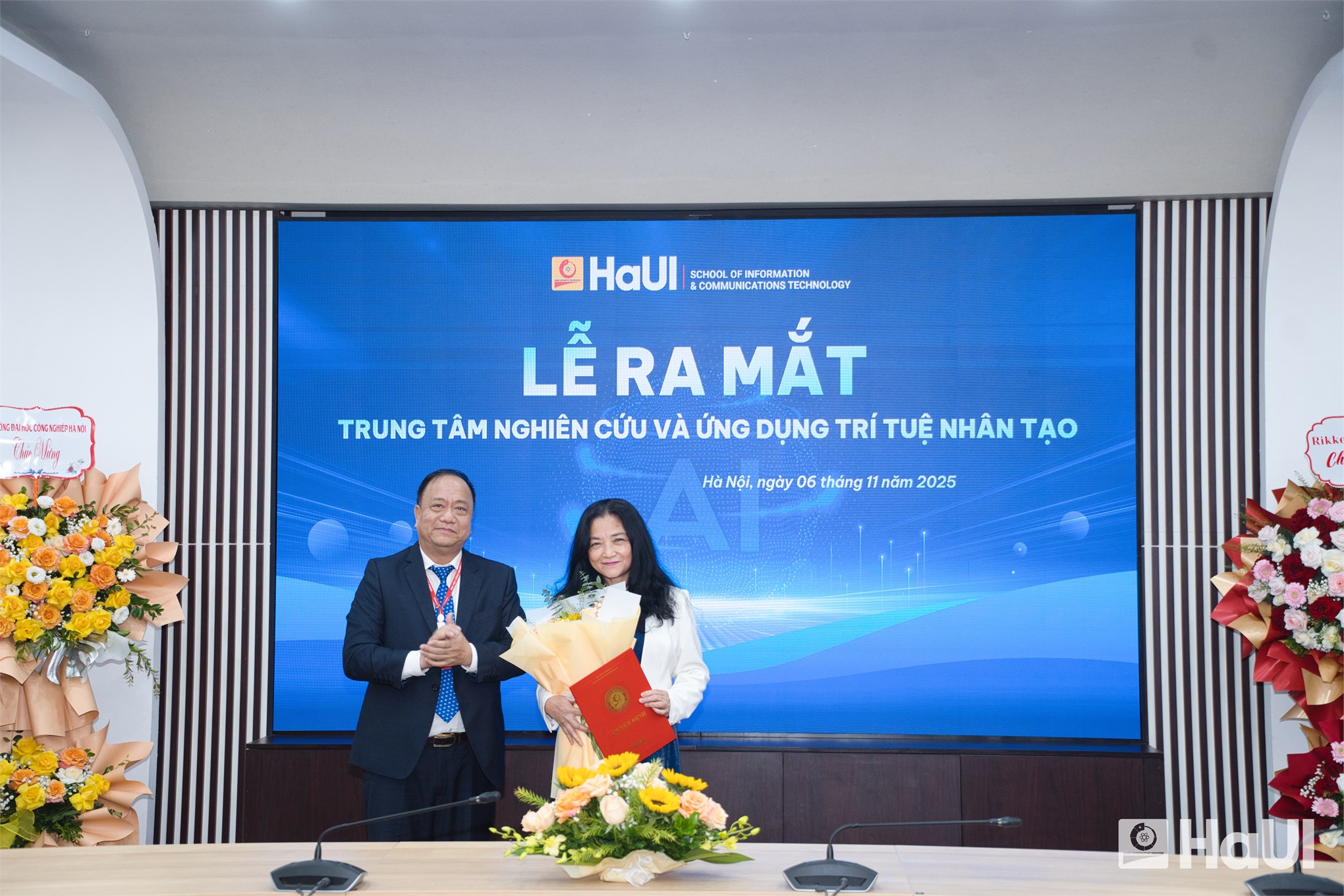 HaUI thành lập Trung tâm Nghiên cứu và Ứng dụng Trí tuệ nhân tạo (AI)