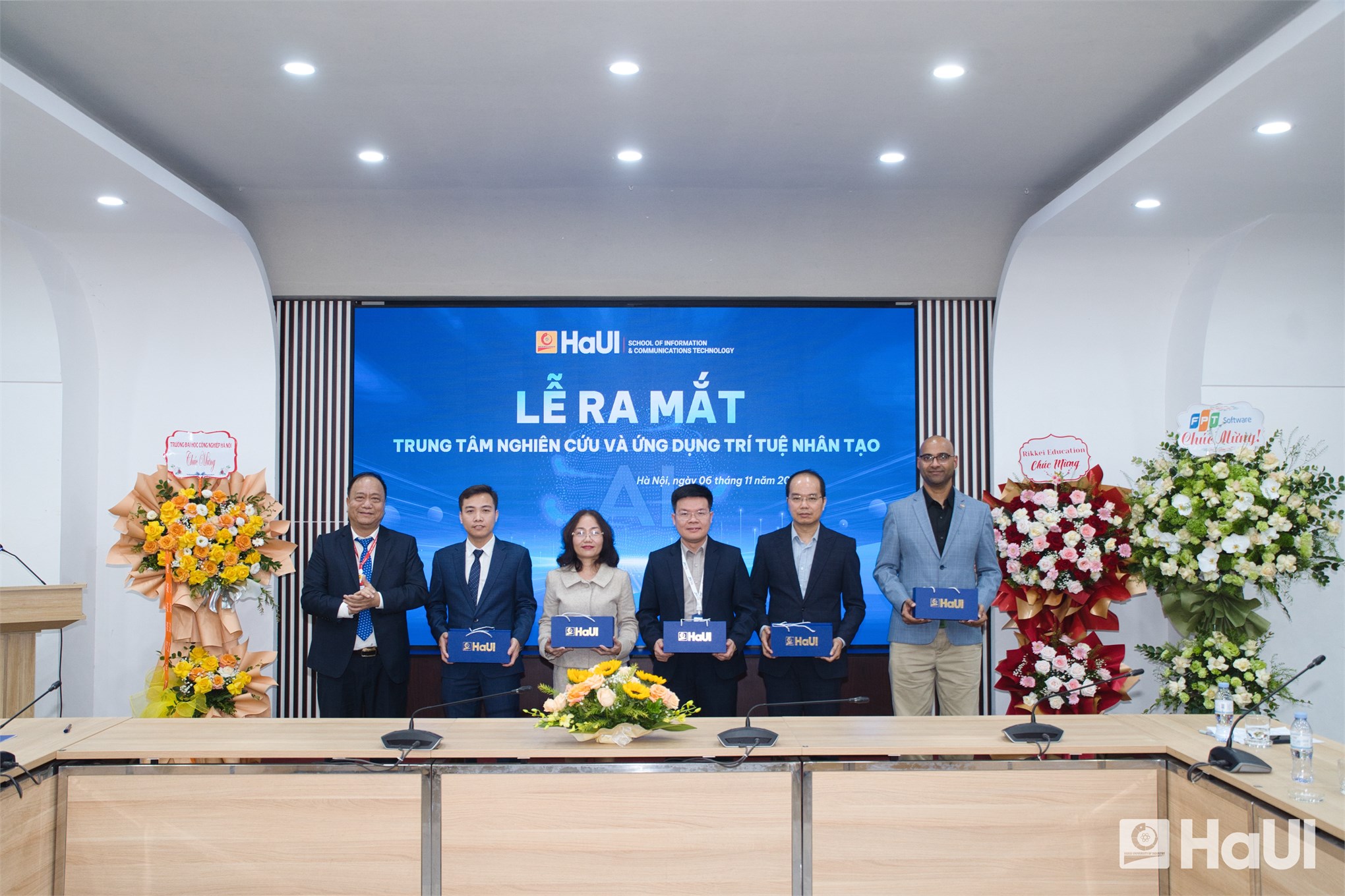 HaUI thành lập Trung tâm Nghiên cứu và Ứng dụng Trí tuệ nhân tạo (AI)