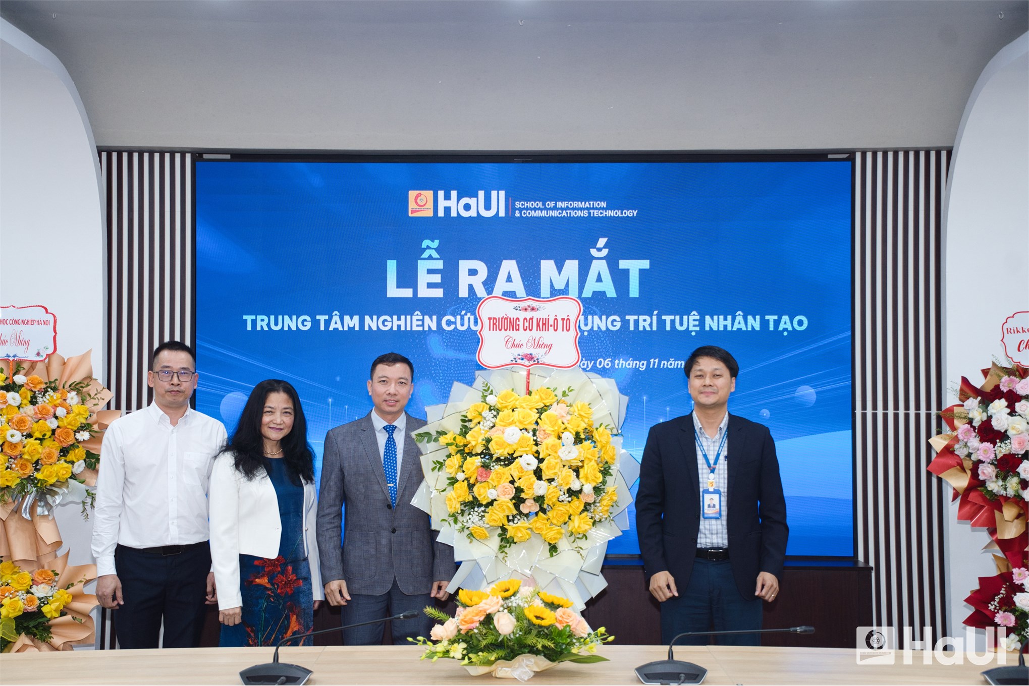 HaUI thành lập Trung tâm Nghiên cứu và Ứng dụng Trí tuệ nhân tạo (AI)