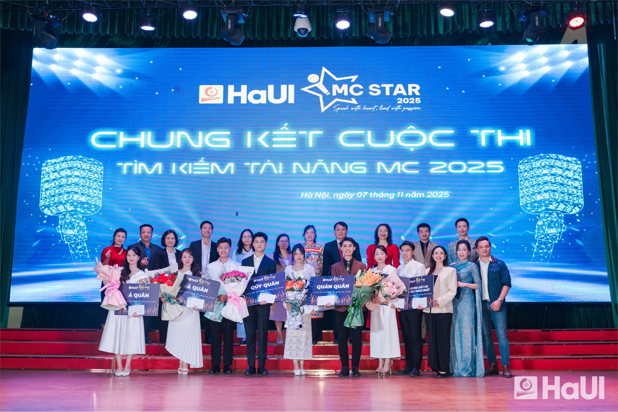 HaUI MC Star 2025: Tiếng nói Gen Z bản lĩnh, sẵn sàng vươn ra biển lớn