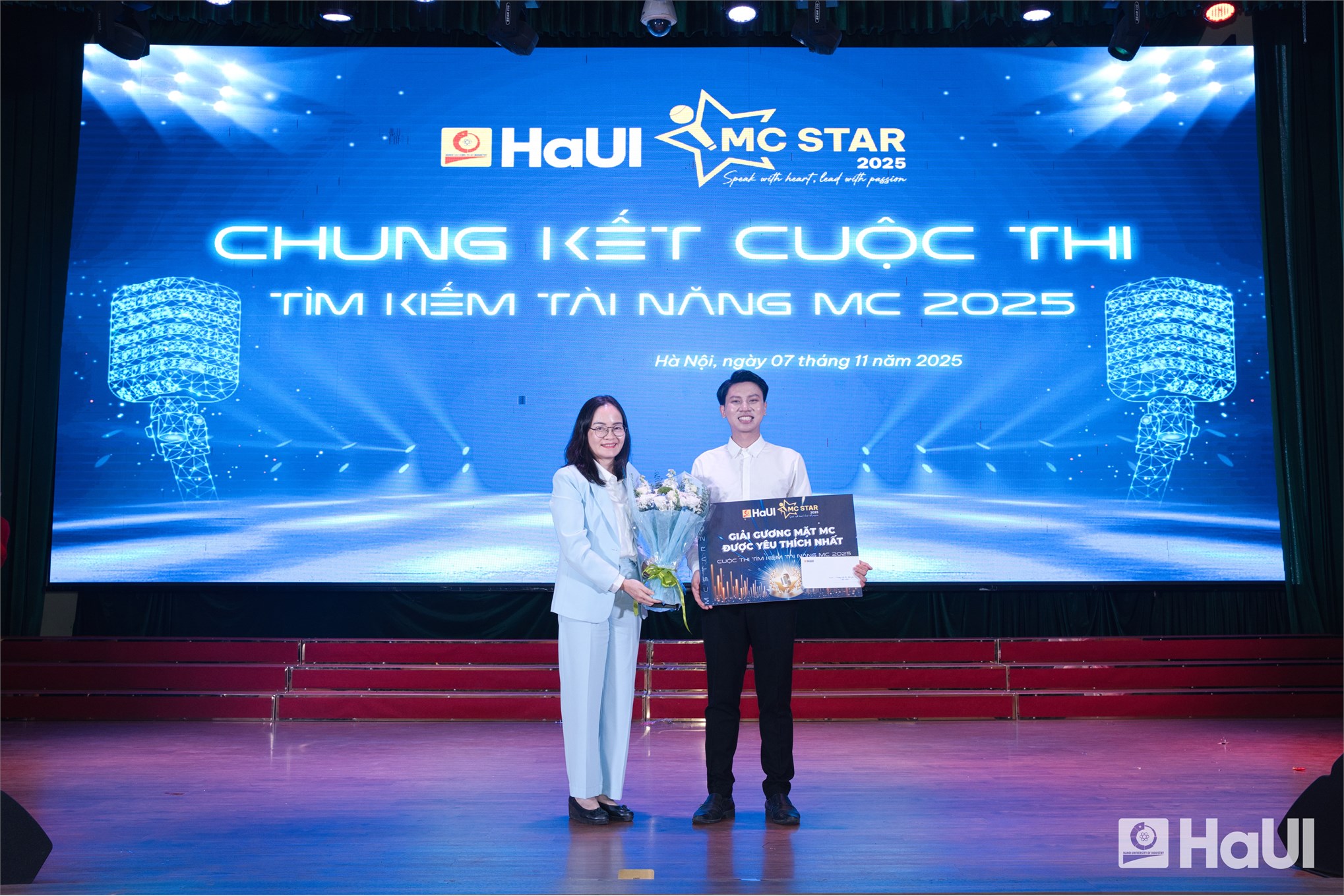 HaUI MC Star 2025: Tiếng nói Gen Z bản lĩnh, sẵn sàng vươn ra biển lớn