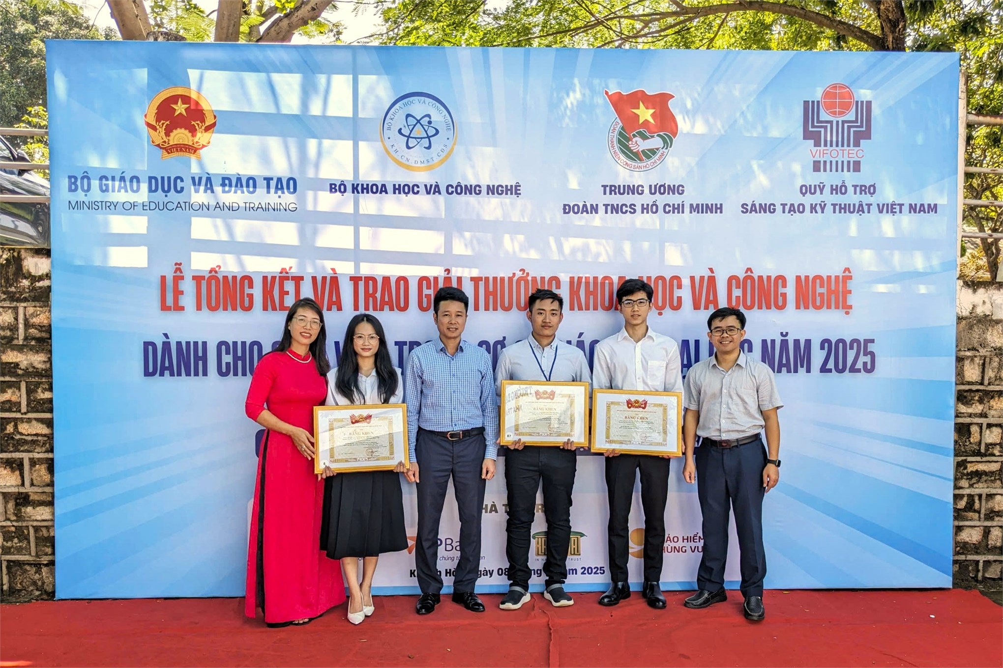 Sinh viên HaUI ghi dấu ấn tại Giải thưởng Khoa học & Công nghệ dành cho sinh viên năm 2025