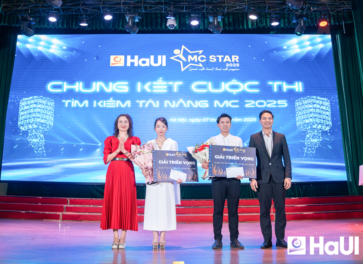 HaUI MC Star 2025: Tiếng nói Gen Z bản lĩnh, sẵn sàng vươn ra biển lớn