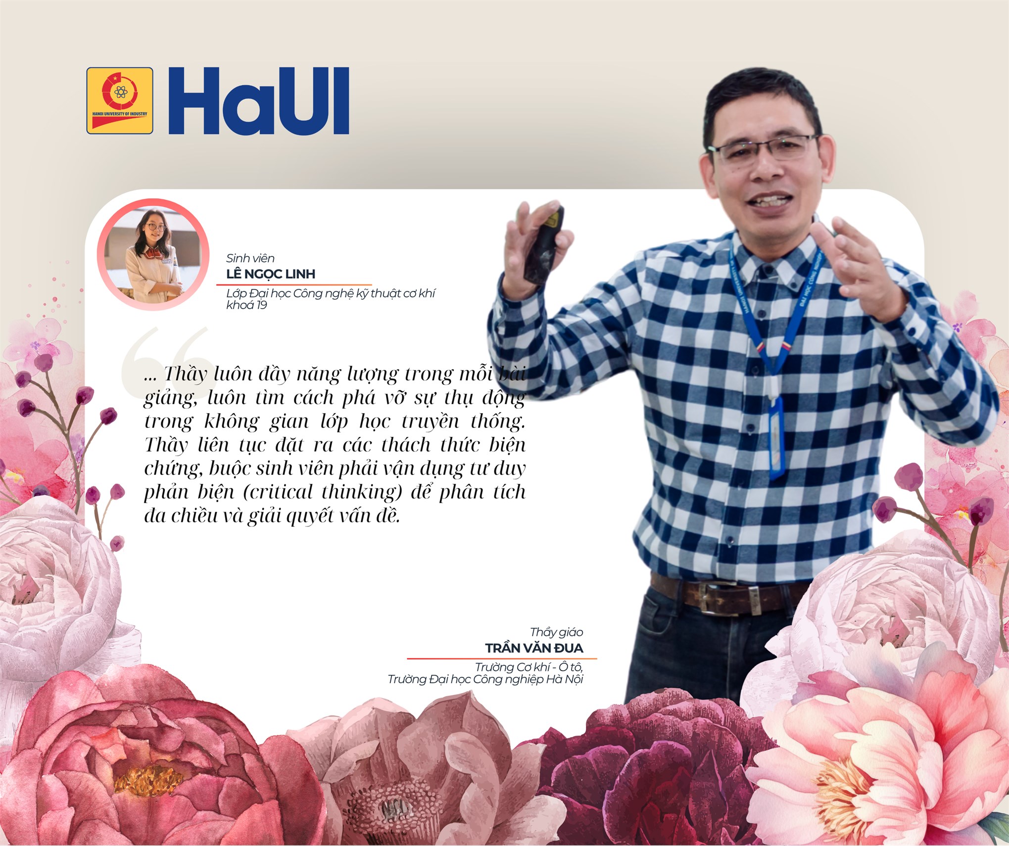 Mùa tri ân đầy cảm xúc tại HaUI