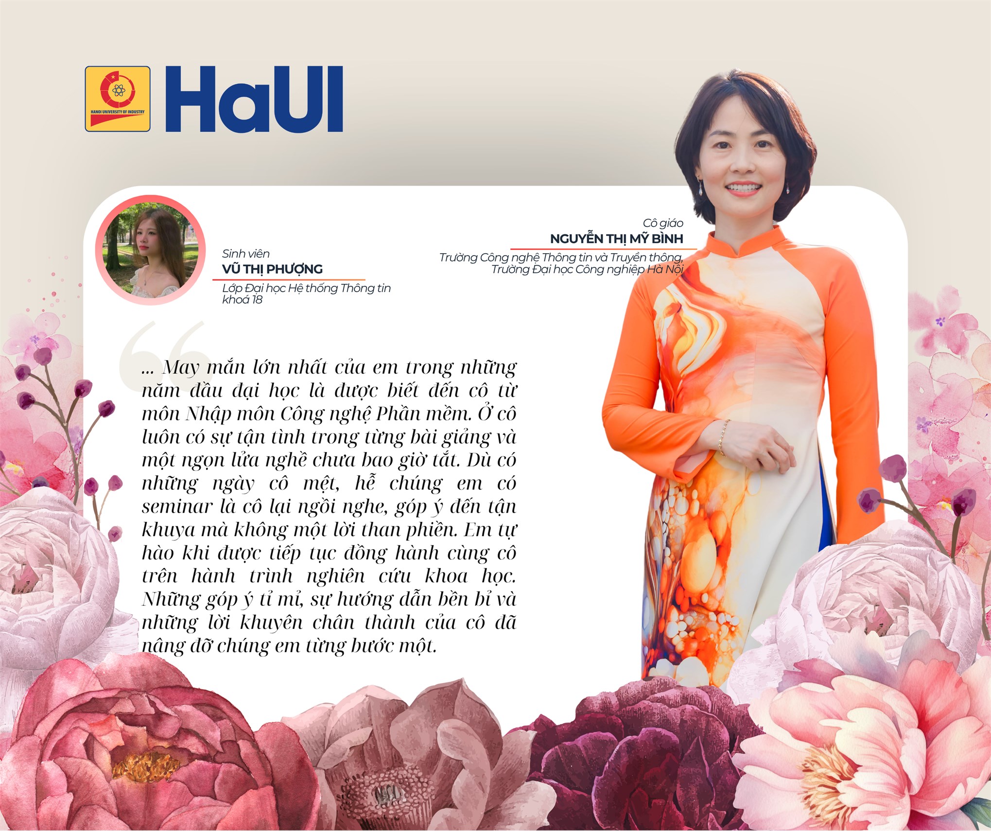 Mùa tri ân đầy cảm xúc tại HaUI