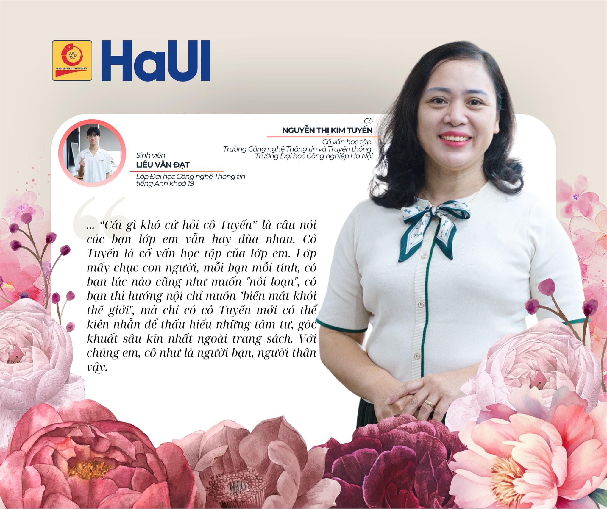 Mùa tri ân đầy cảm xúc tại HaUI