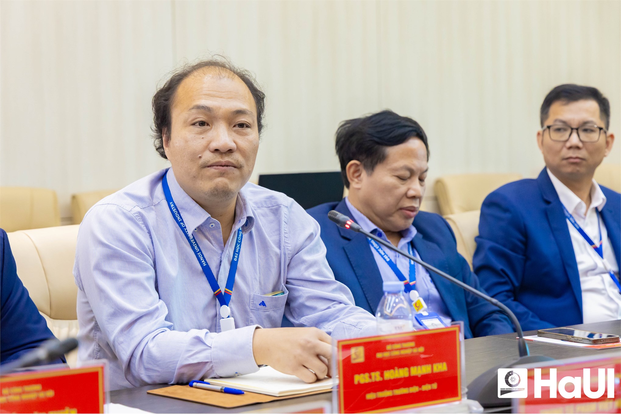 Học viện Kỹ thuật và Công nghệ An ninh thăm và làm việc tại Đại học Công nghiệp Hà Nội