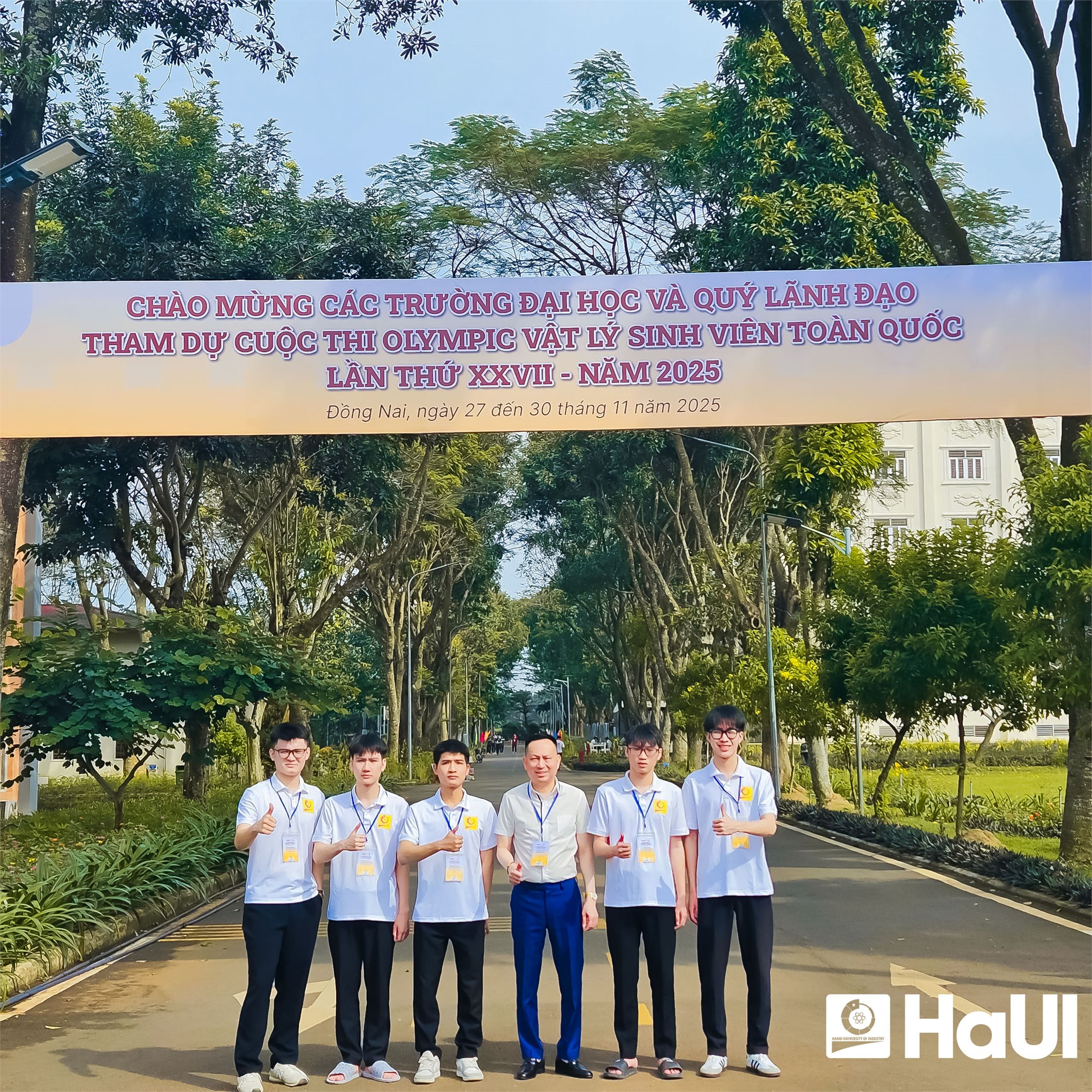 Sinh viên Đại học Công nghiệp Hà Nội đạt giải Nhì toàn đoàn cuộc thi Olympic Vật lý sinh viên toàn quốc lần thứ 27