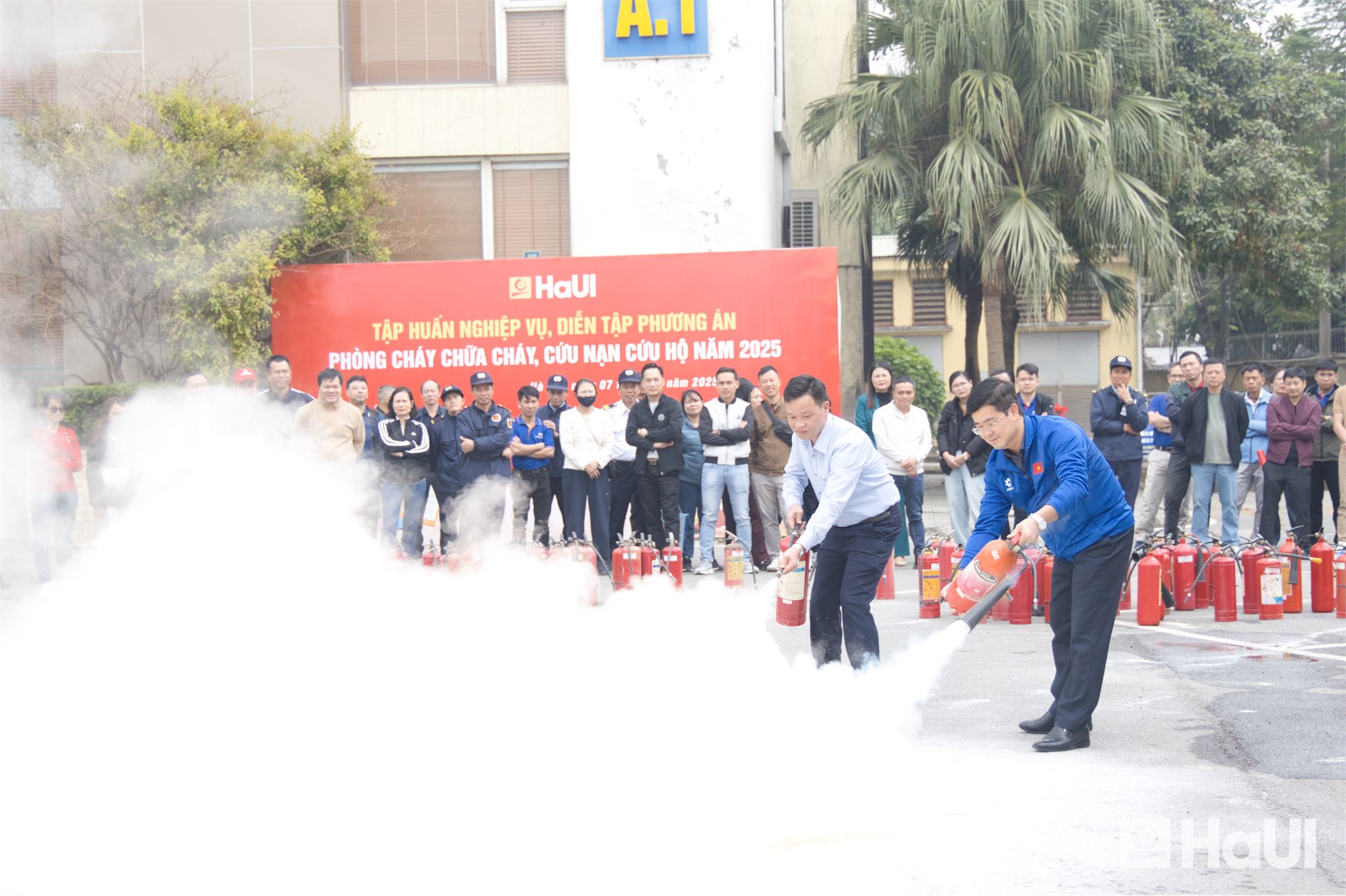 HaUI strengthens fire prevention capacity