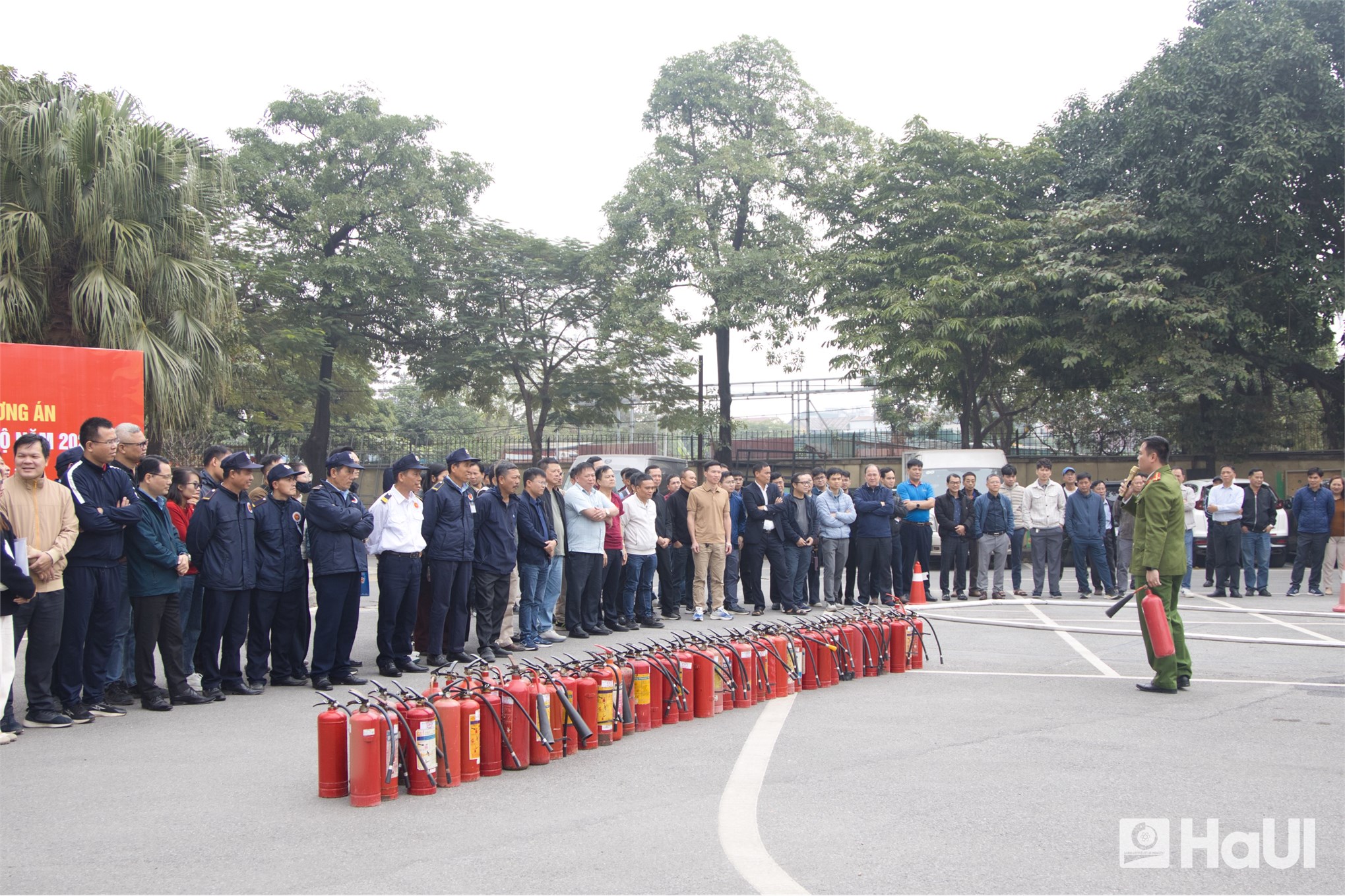 HaUI strengthens fire prevention capacity