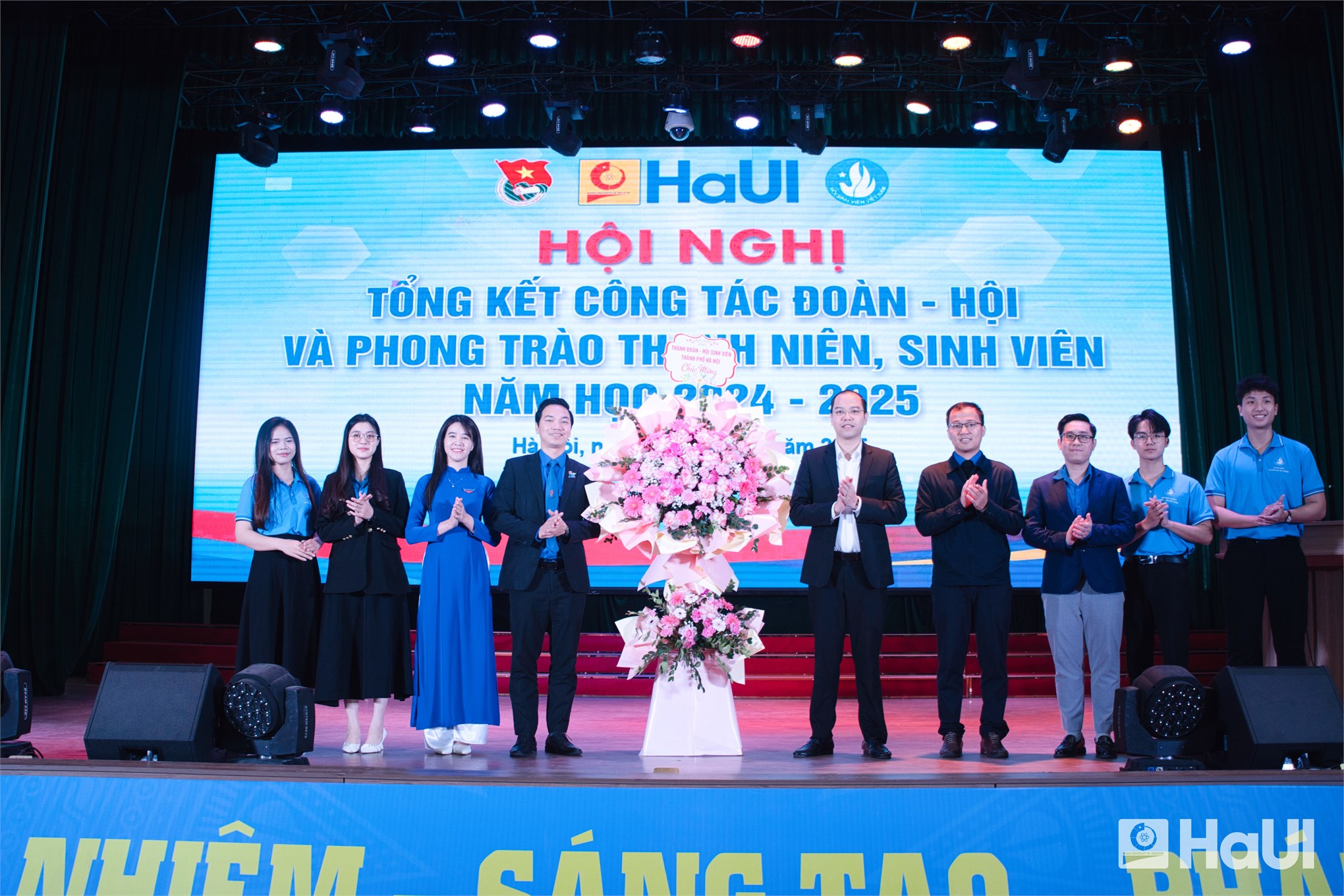 Hội nghị Tổng kết công tác Đoàn - Hội và phong trào thanh niên, sinh viên năm học 2024 - 2025 của Đại học Công nghiệp Hà Nội