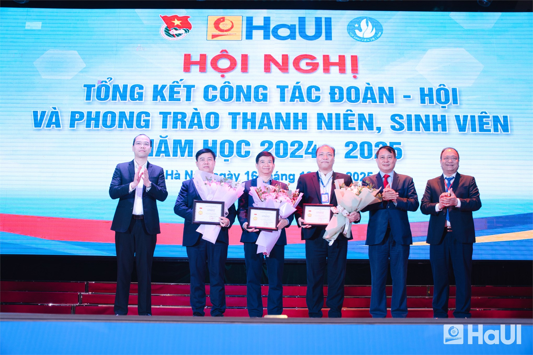 Hội nghị Tổng kết công tác Đoàn - Hội và phong trào thanh niên, sinh viên năm học 2024 - 2025 của Đại học Công nghiệp Hà Nội