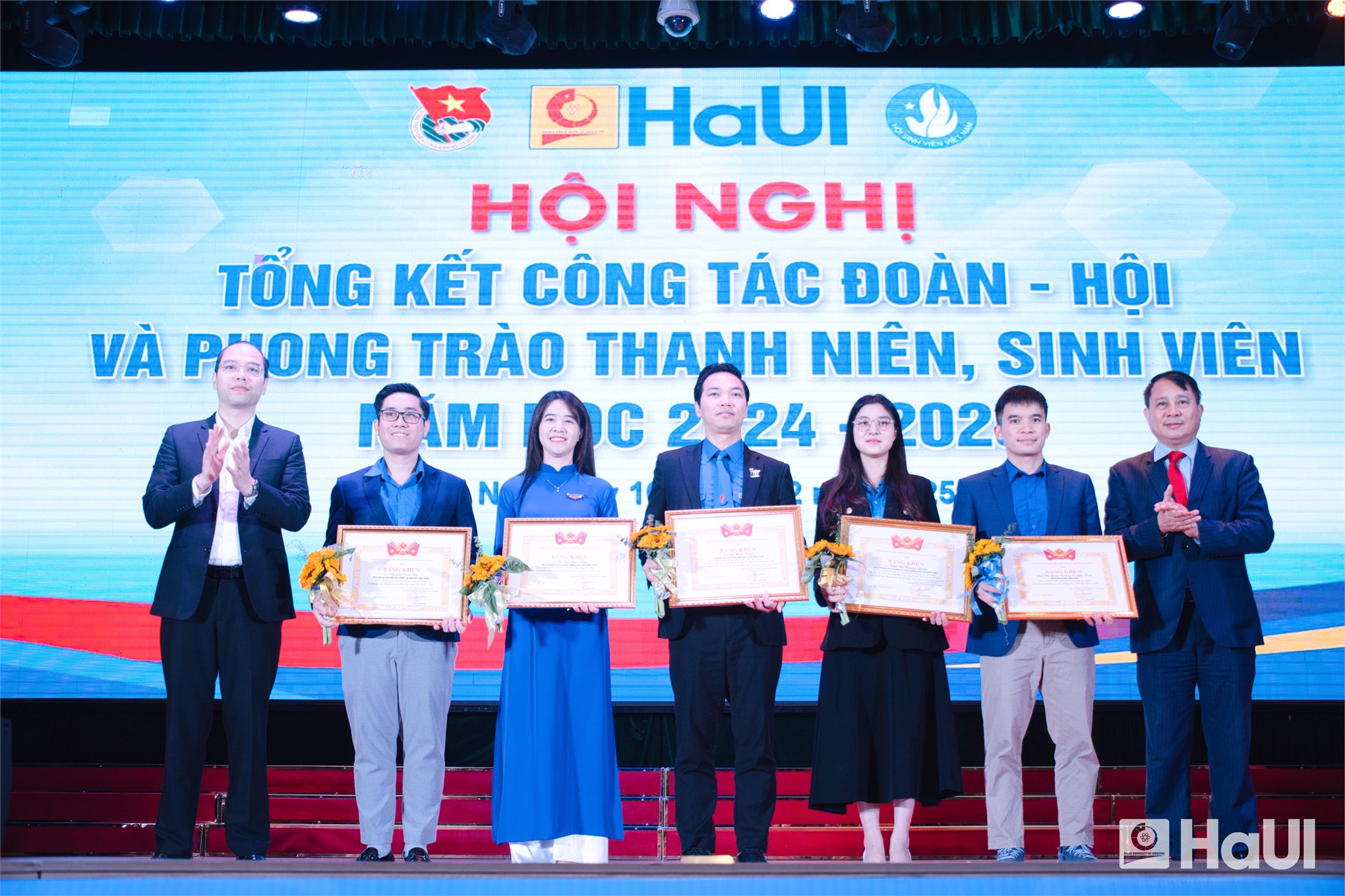Hội nghị Tổng kết công tác Đoàn - Hội và phong trào thanh niên, sinh viên năm học 2024 - 2025 của Đại học Công nghiệp Hà Nội