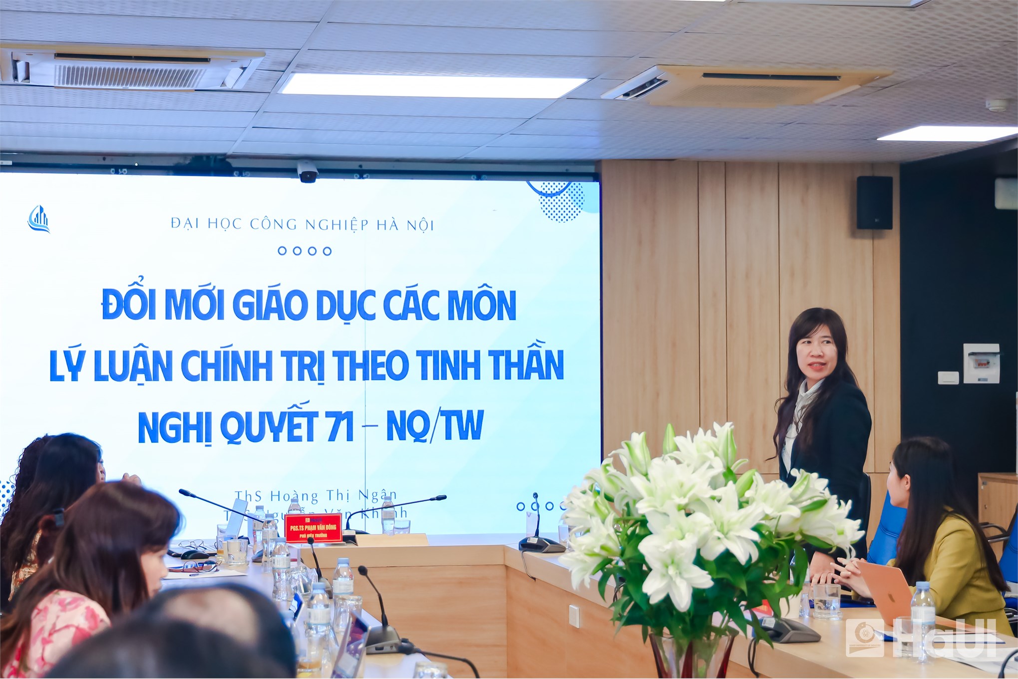 Đổi mới và nâng cao chất lượng giảng dạy Lý luận chính trị và Pháp luật: Nhiệm vụ chiến lược trong thời đại số tại HaUI