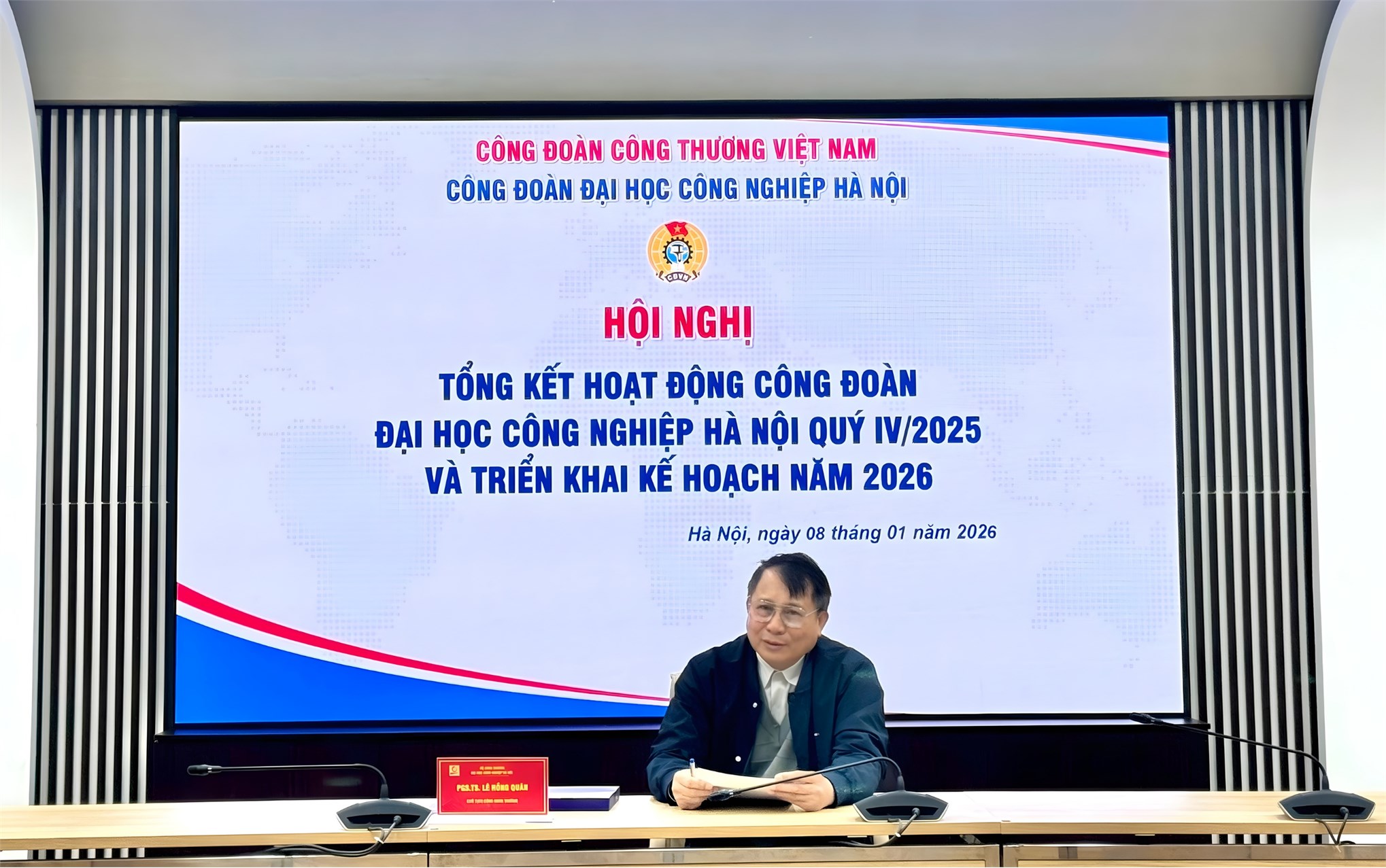 Tổng kết hoạt động Công đoàn Đại học quý IV/2025 và triển khai kế hoạch, nhiệm vụ năm 2026