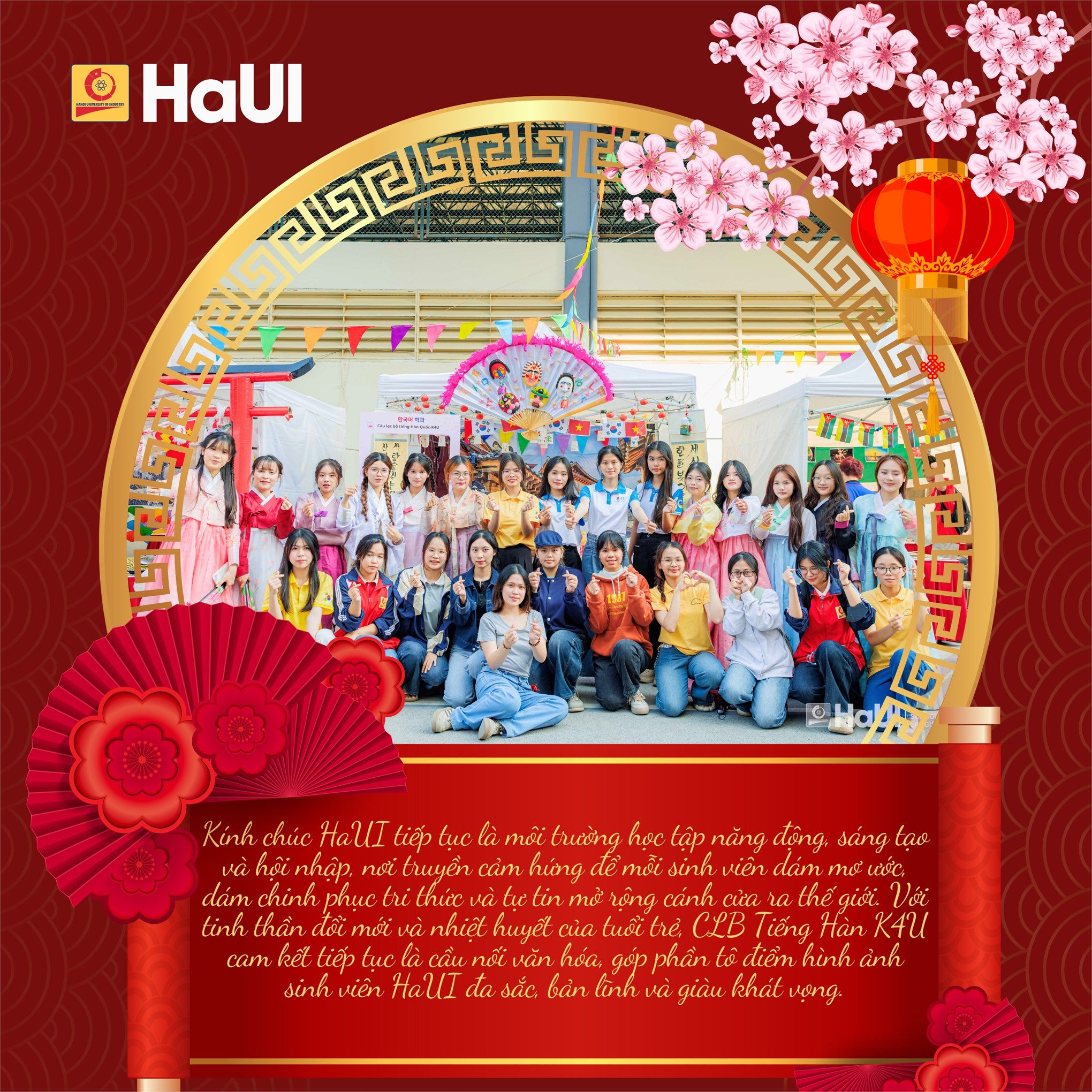 Thông điệp chào năm mới từ các Câu lạc bộ sinh viên HaUI