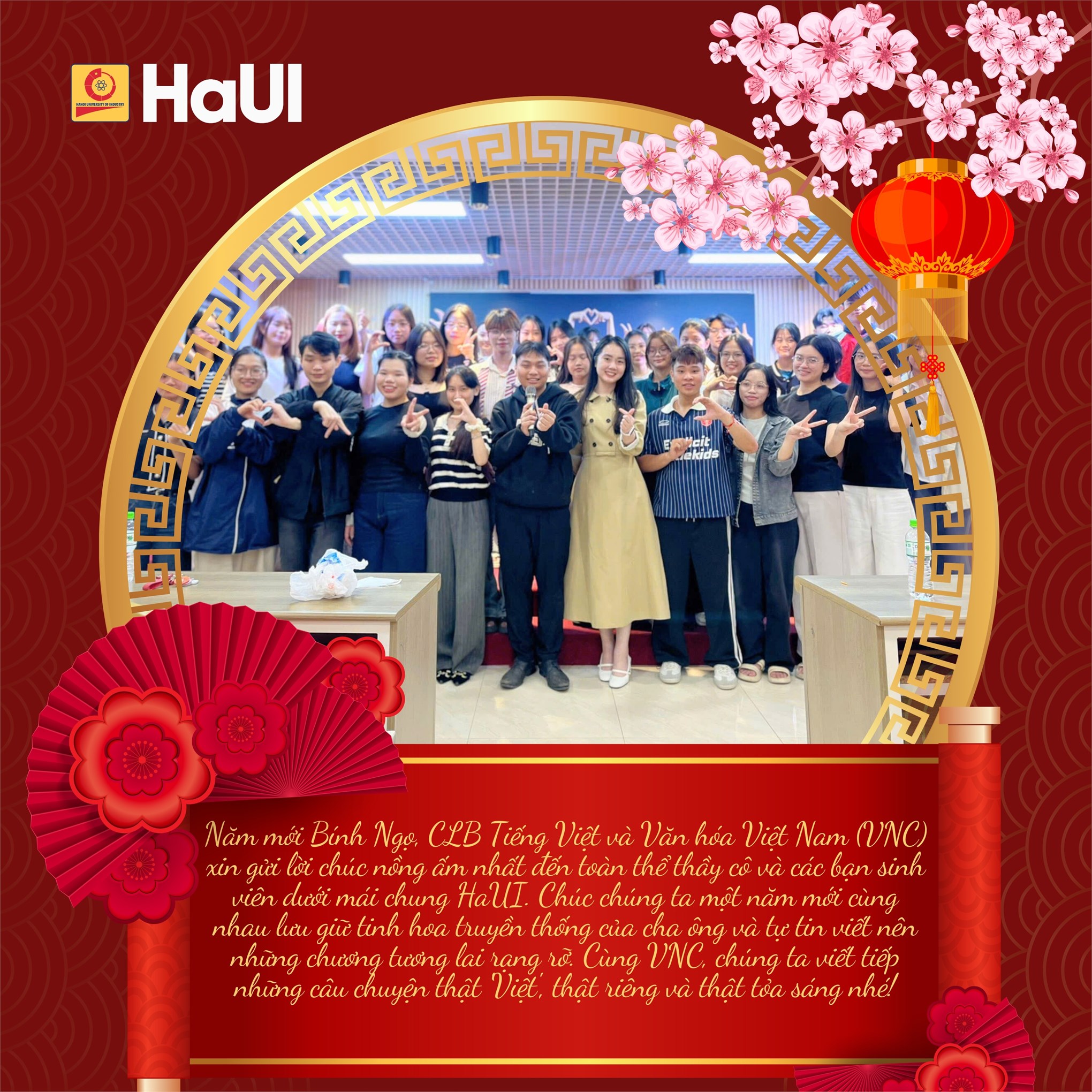 Thông điệp chào năm mới từ các Câu lạc bộ sinh viên HaUI