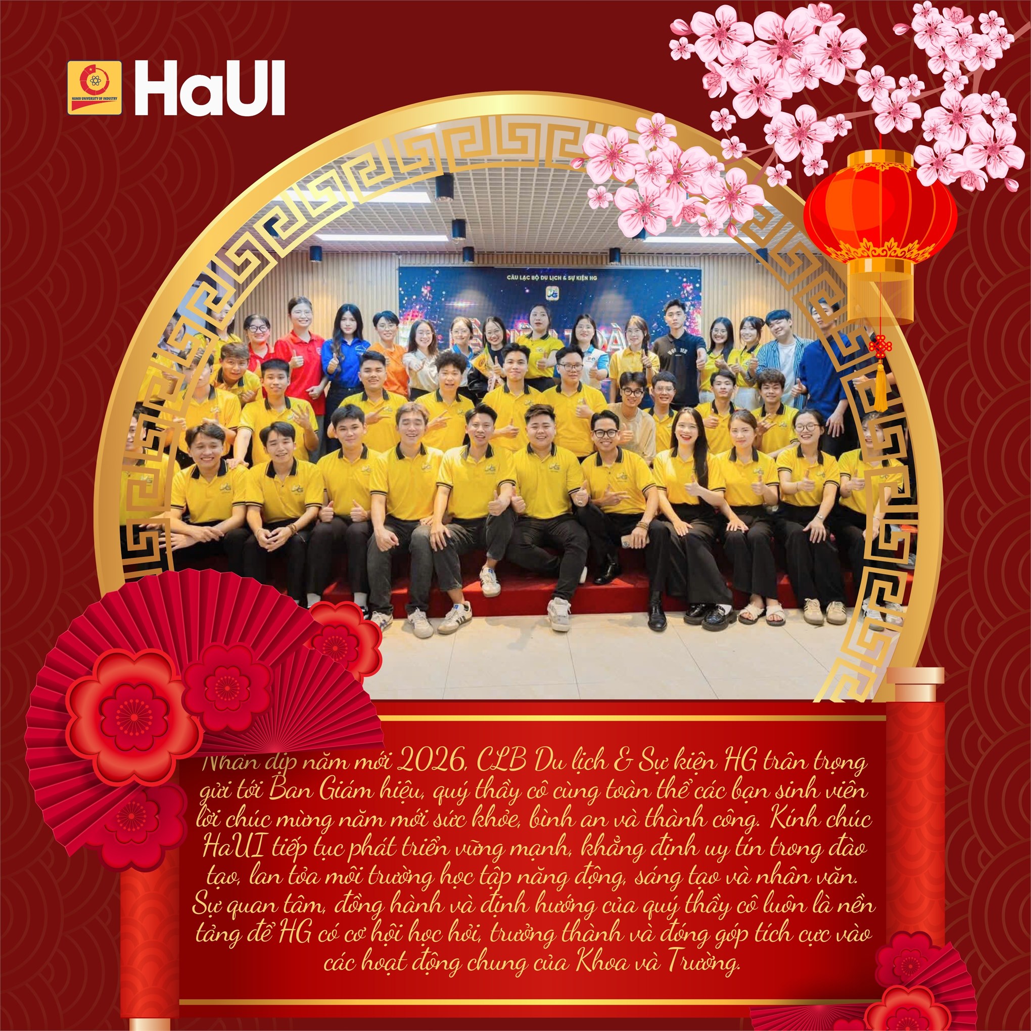 Thông điệp chào năm mới từ các Câu lạc bộ sinh viên HaUI