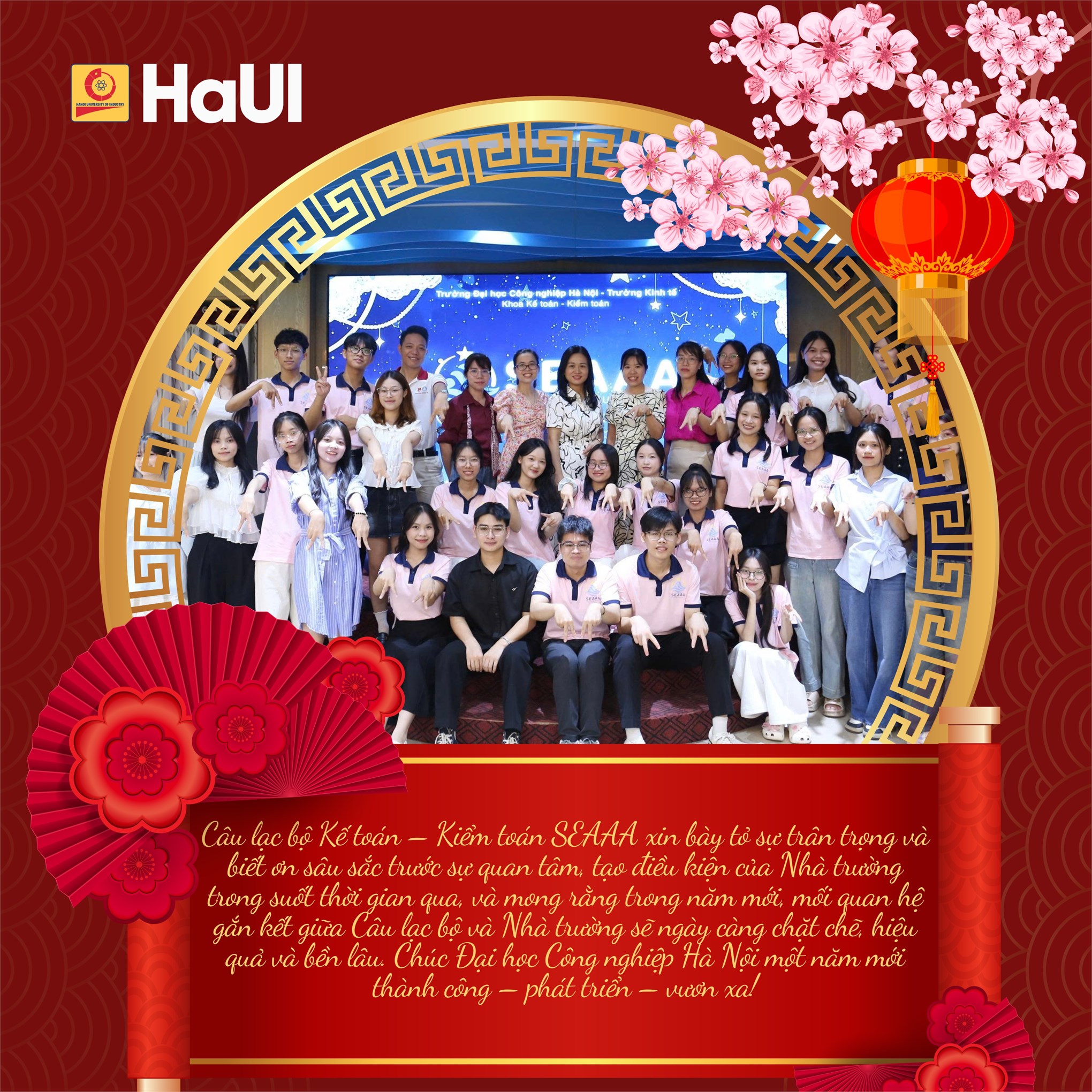 Thông điệp chào năm mới từ các Câu lạc bộ sinh viên HaUI