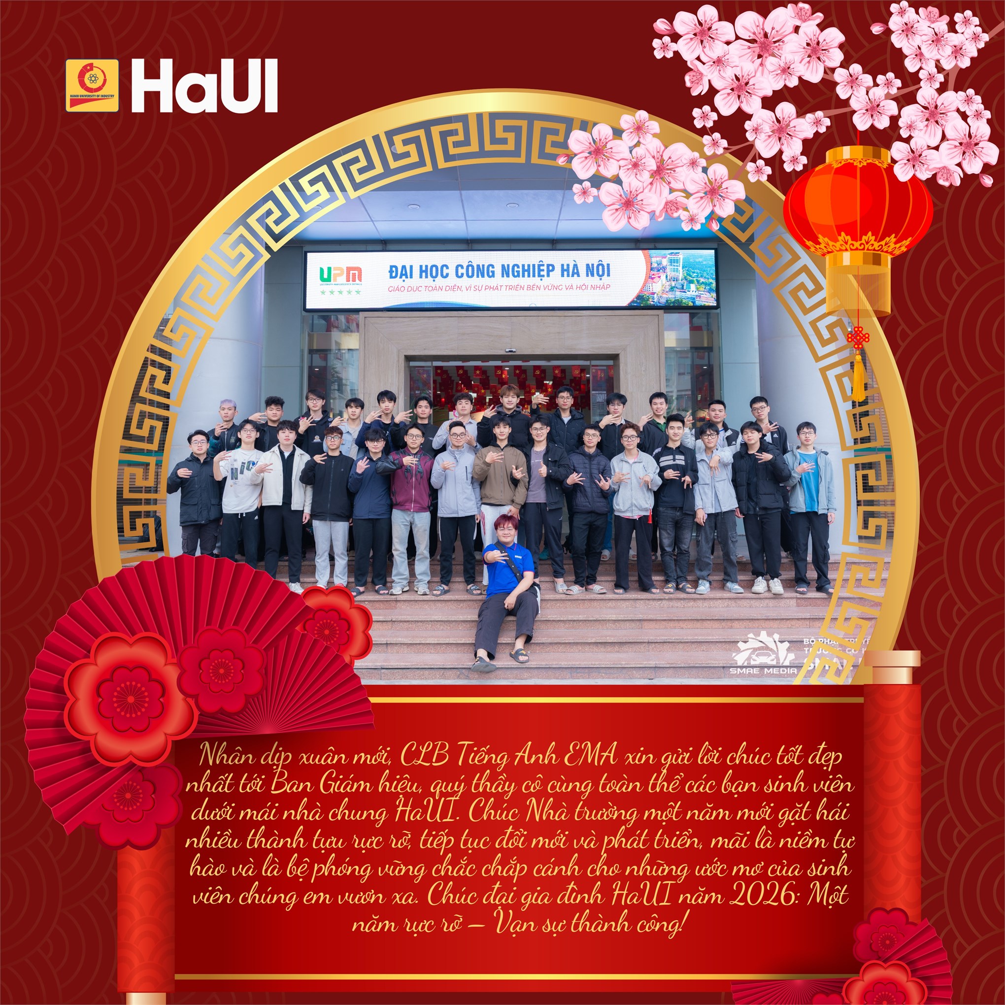 Thông điệp chào năm mới từ các Câu lạc bộ sinh viên HaUI