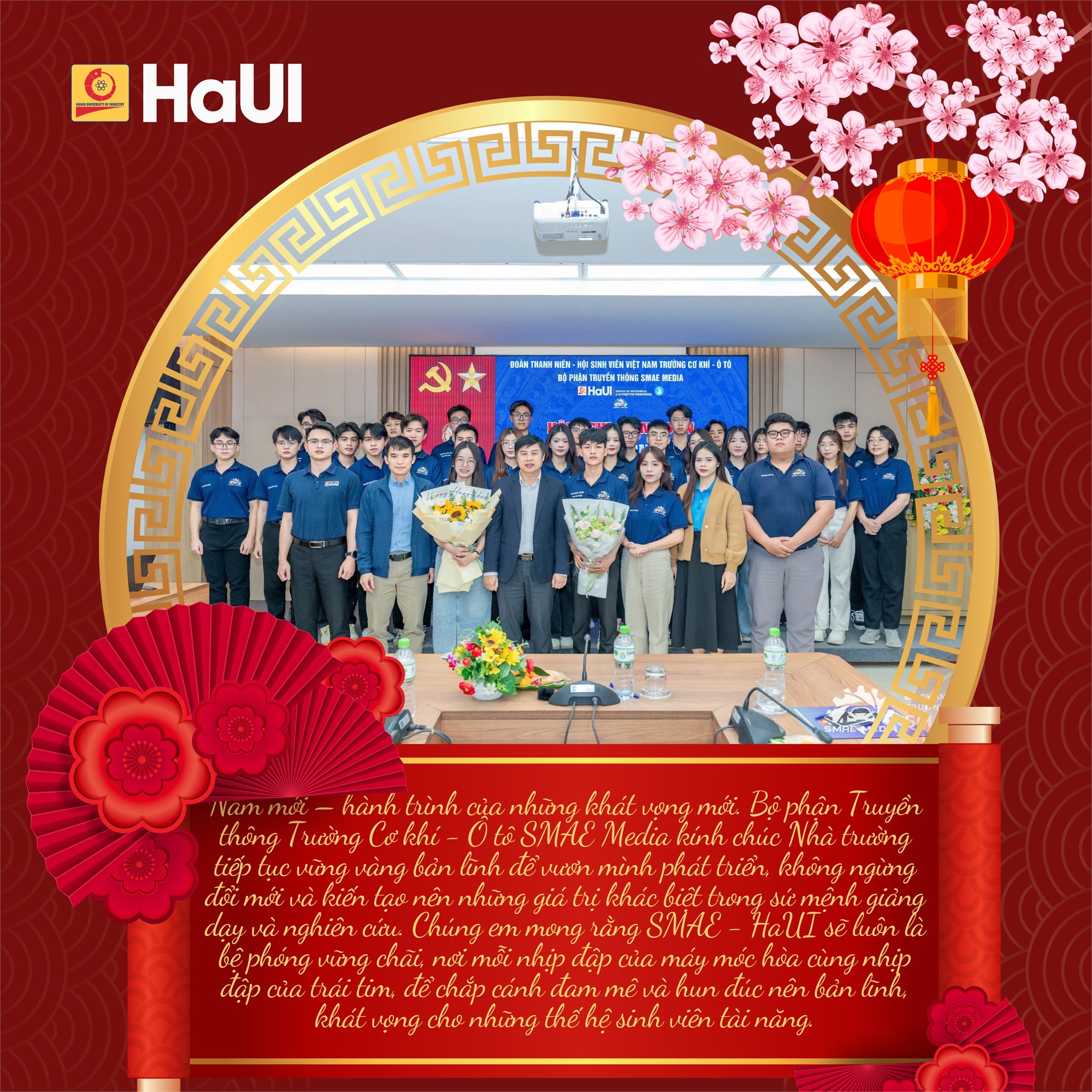 Thông điệp chào năm mới từ các Câu lạc bộ sinh viên HaUI