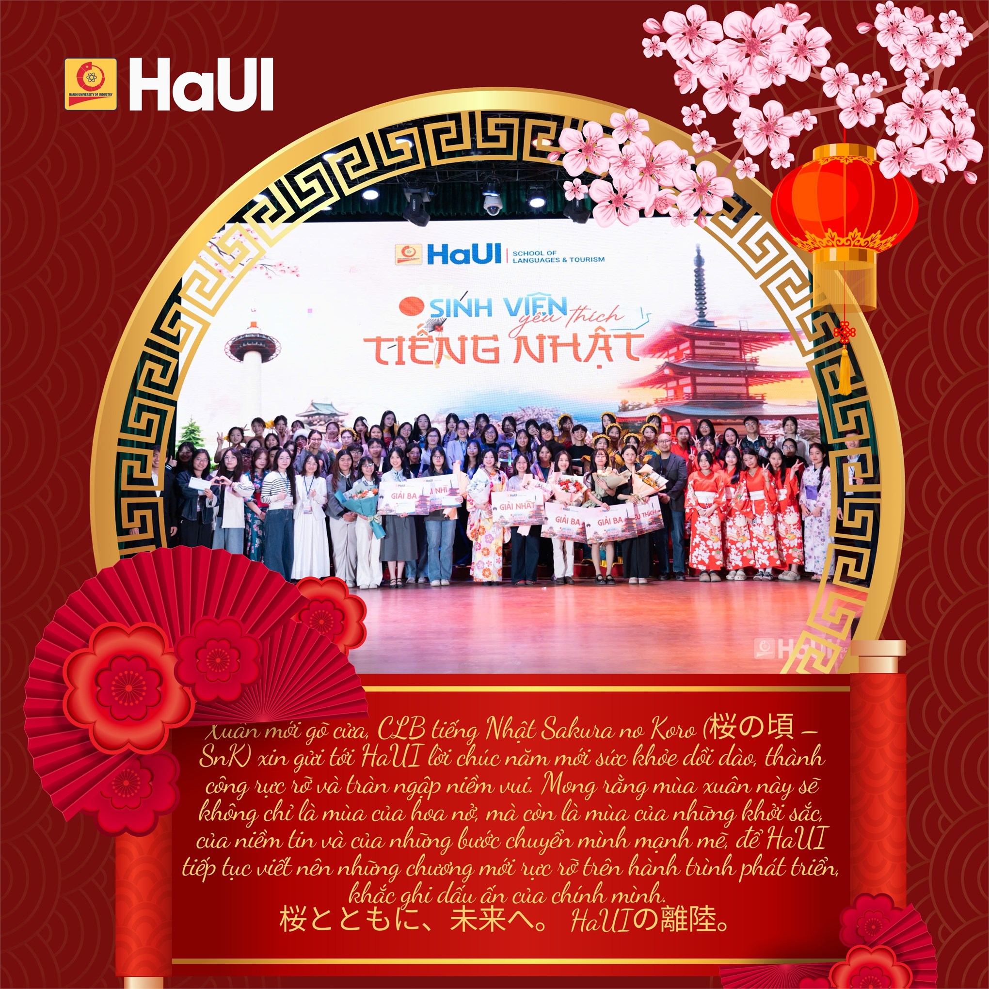Thông điệp chào năm mới từ các Câu lạc bộ sinh viên HaUI