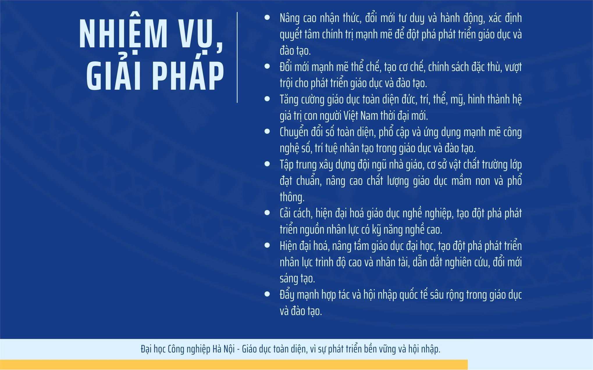 [infographic] Nghị quyết số 71-NQ/TW về đột phá phát triển giáo dục và đào tạo