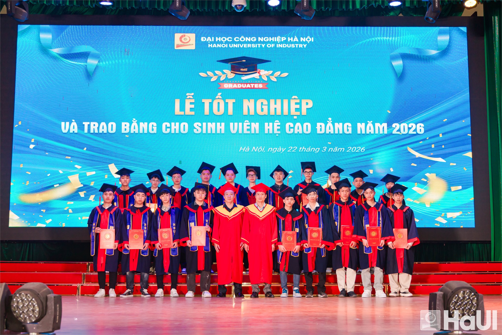 Lễ tốt nghiệp hệ cao đẳng năm 2026: sẵn sàng hành trình lập nghiệp