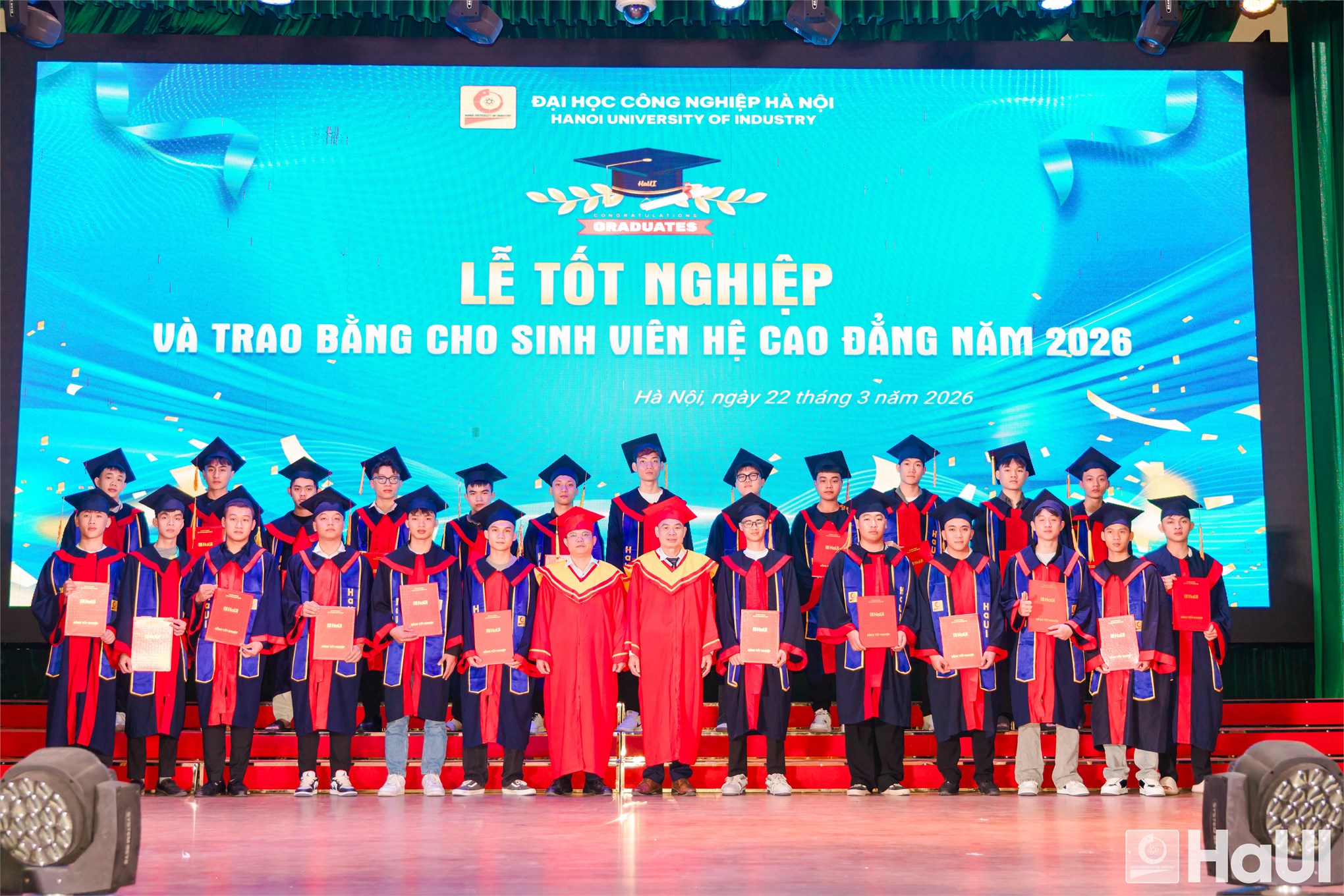 Lễ tốt nghiệp hệ cao đẳng năm 2026: sẵn sàng hành trình lập nghiệp