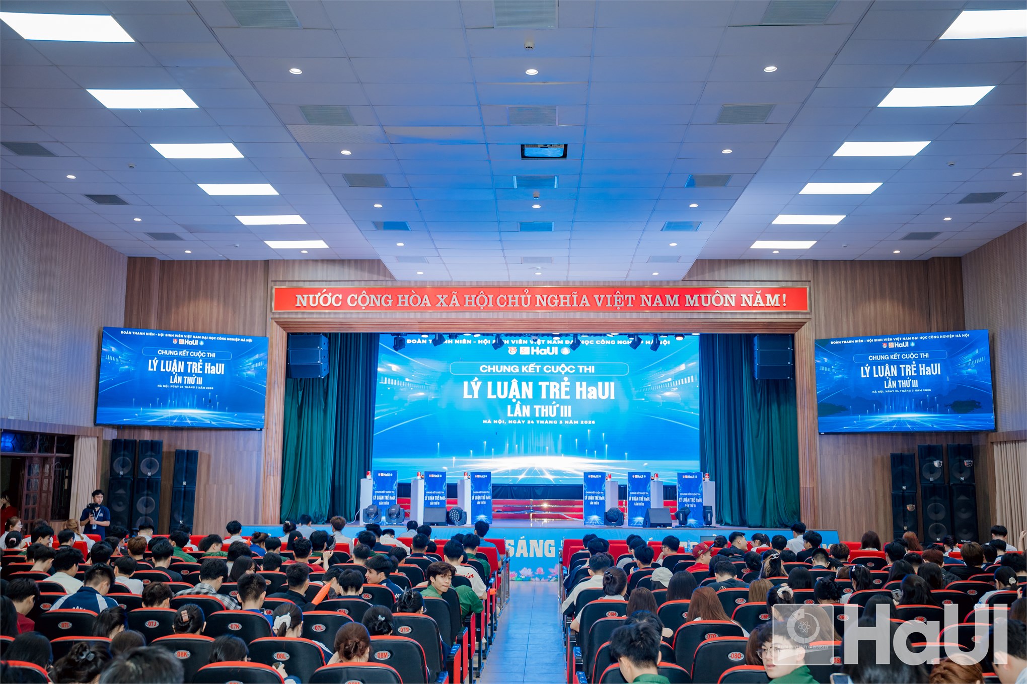 Chung kết Cuộc thi Lý luận trẻ HaUI lần thứ III: Lan tỏa bản lĩnh chính trị và khát vọng cống hiến của sinh viên HaUI